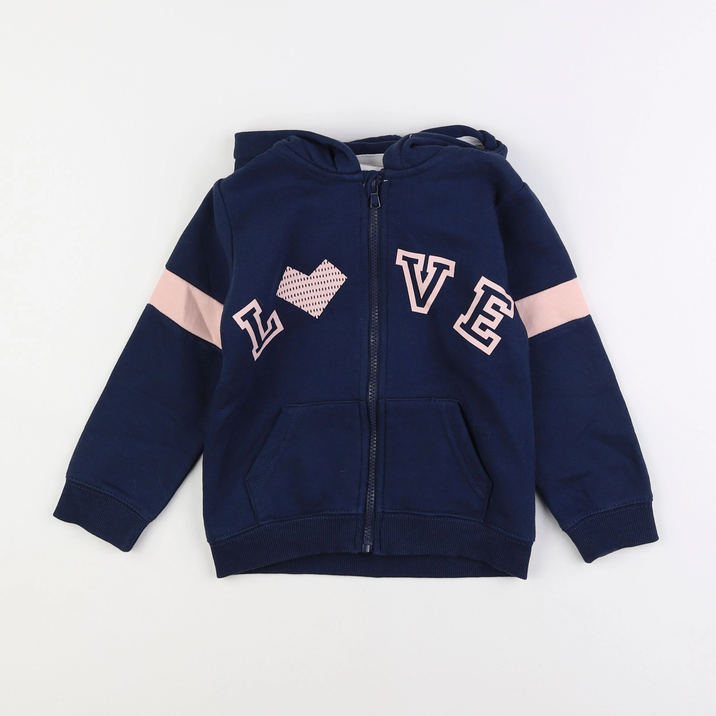 Vertbaudet - sweat bleu - 6 ans