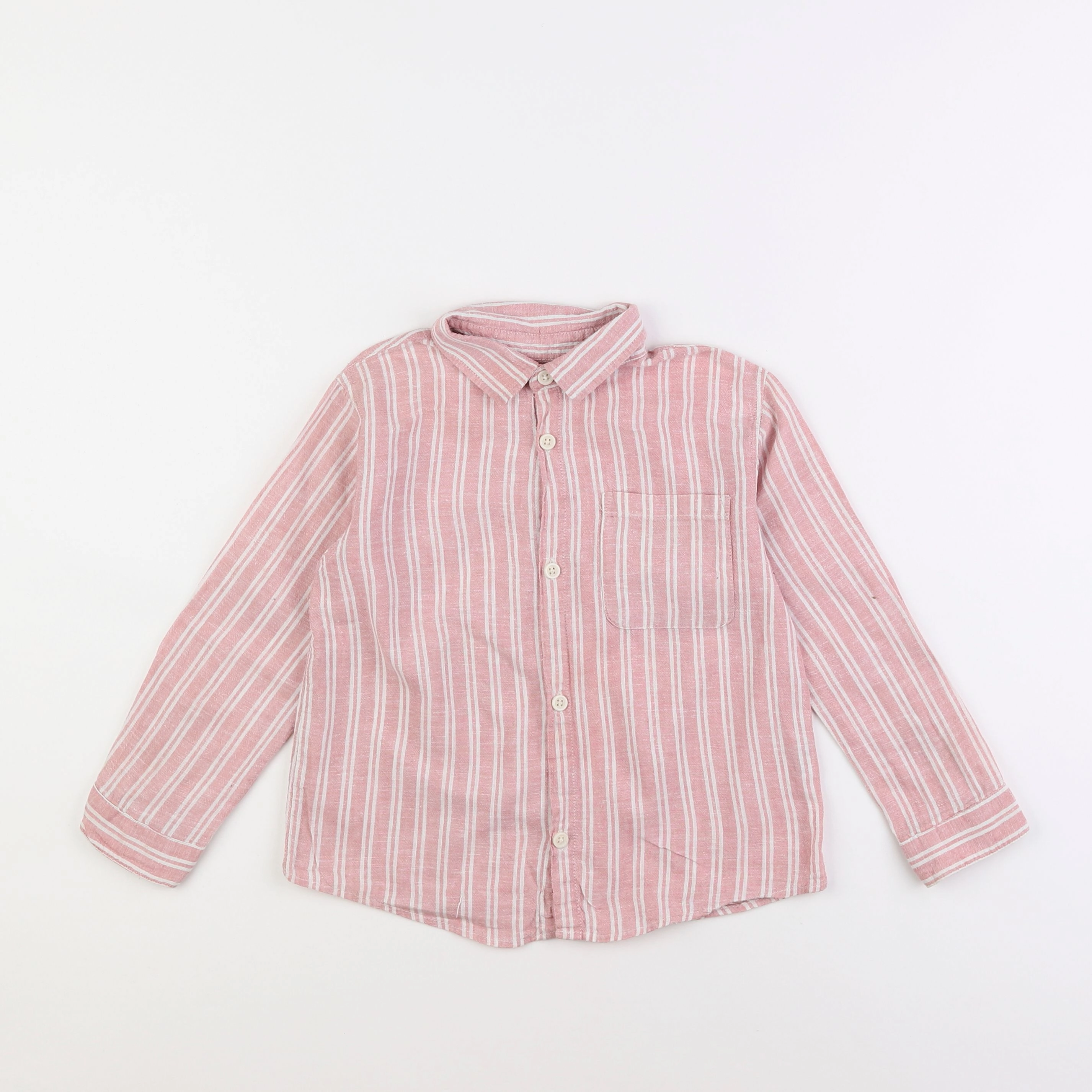 Zara - chemise rose - 4/5 ans