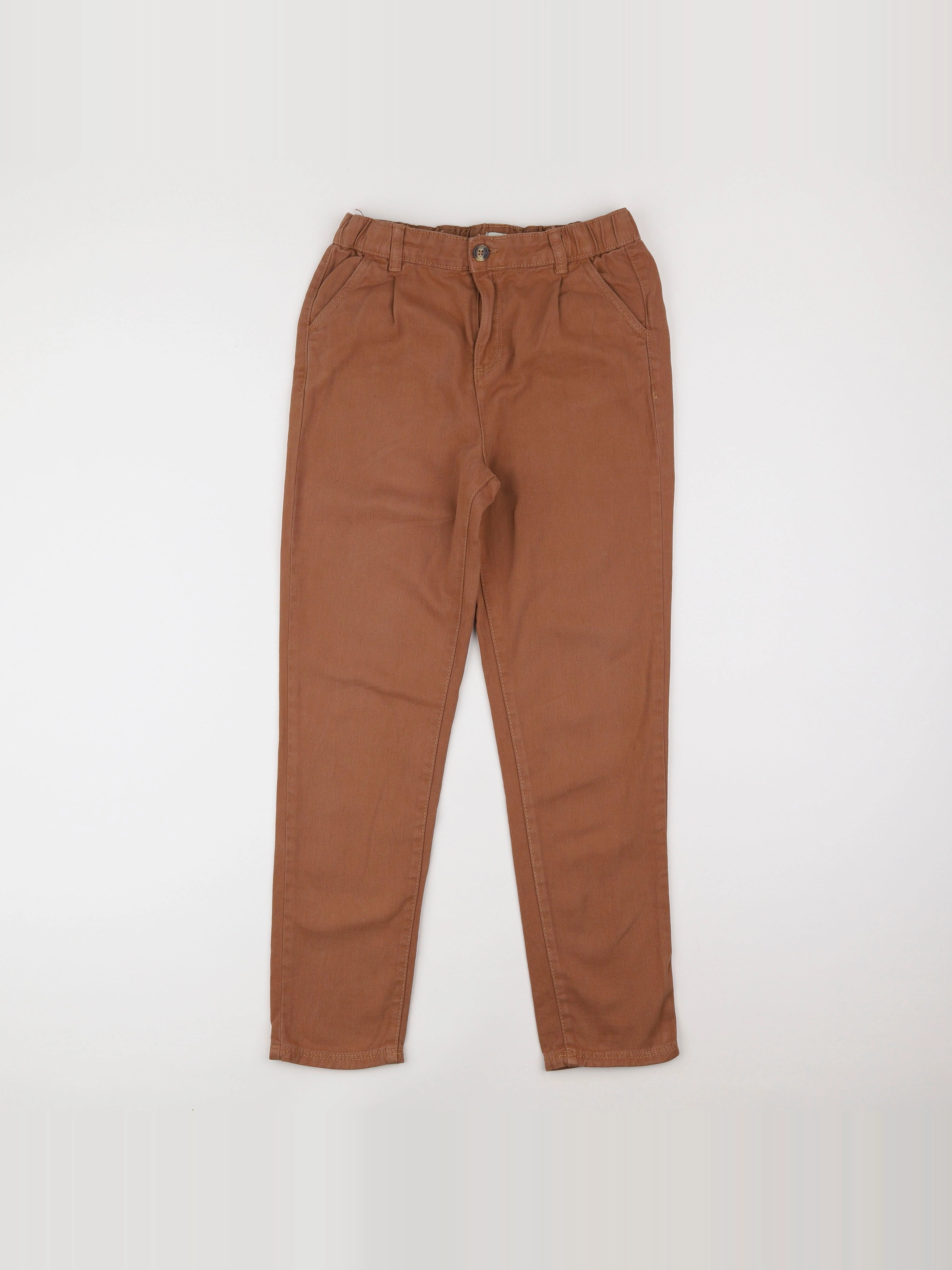 Vertbaudet - pantalon marron - 12 ans