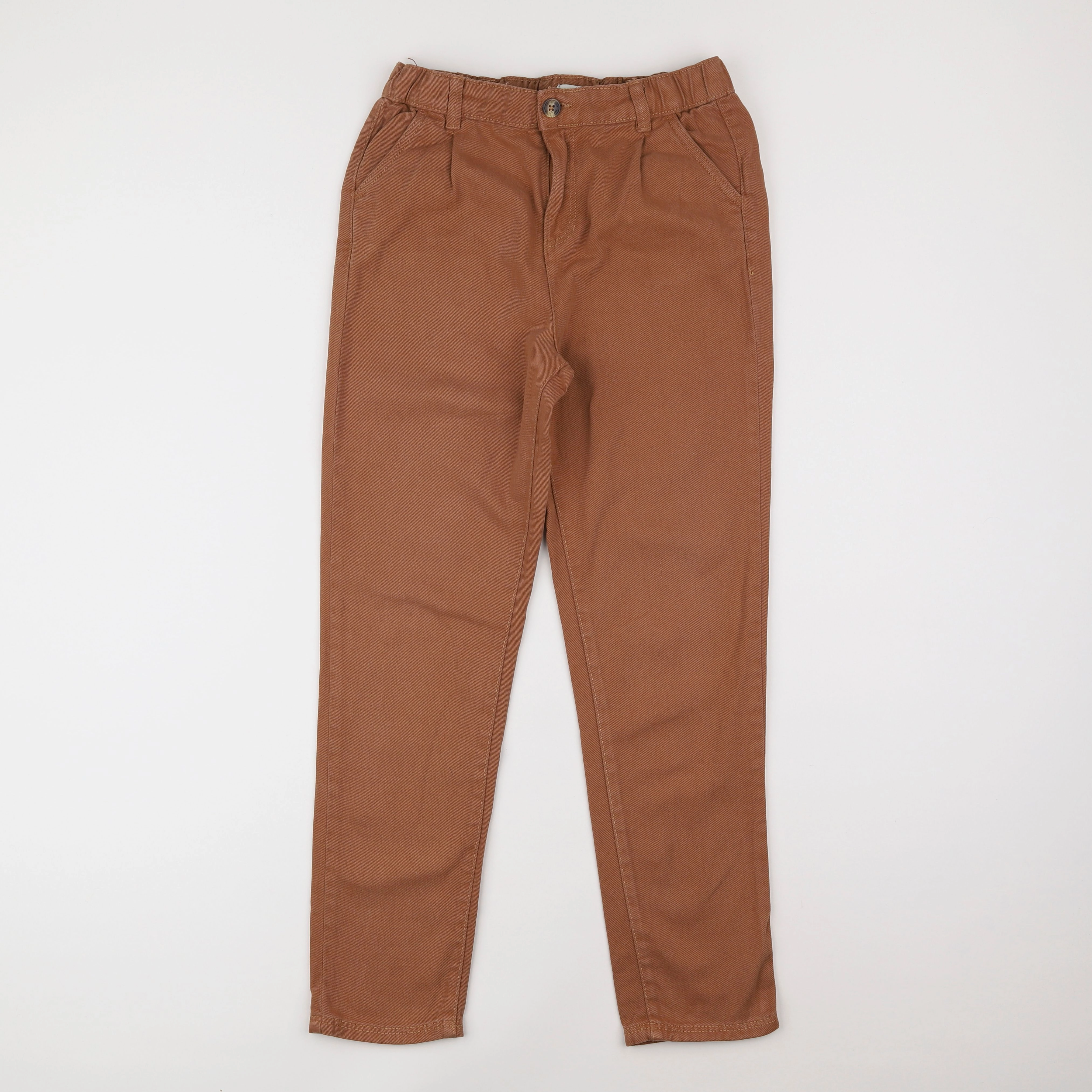 Vertbaudet - pantalon marron - 12 ans