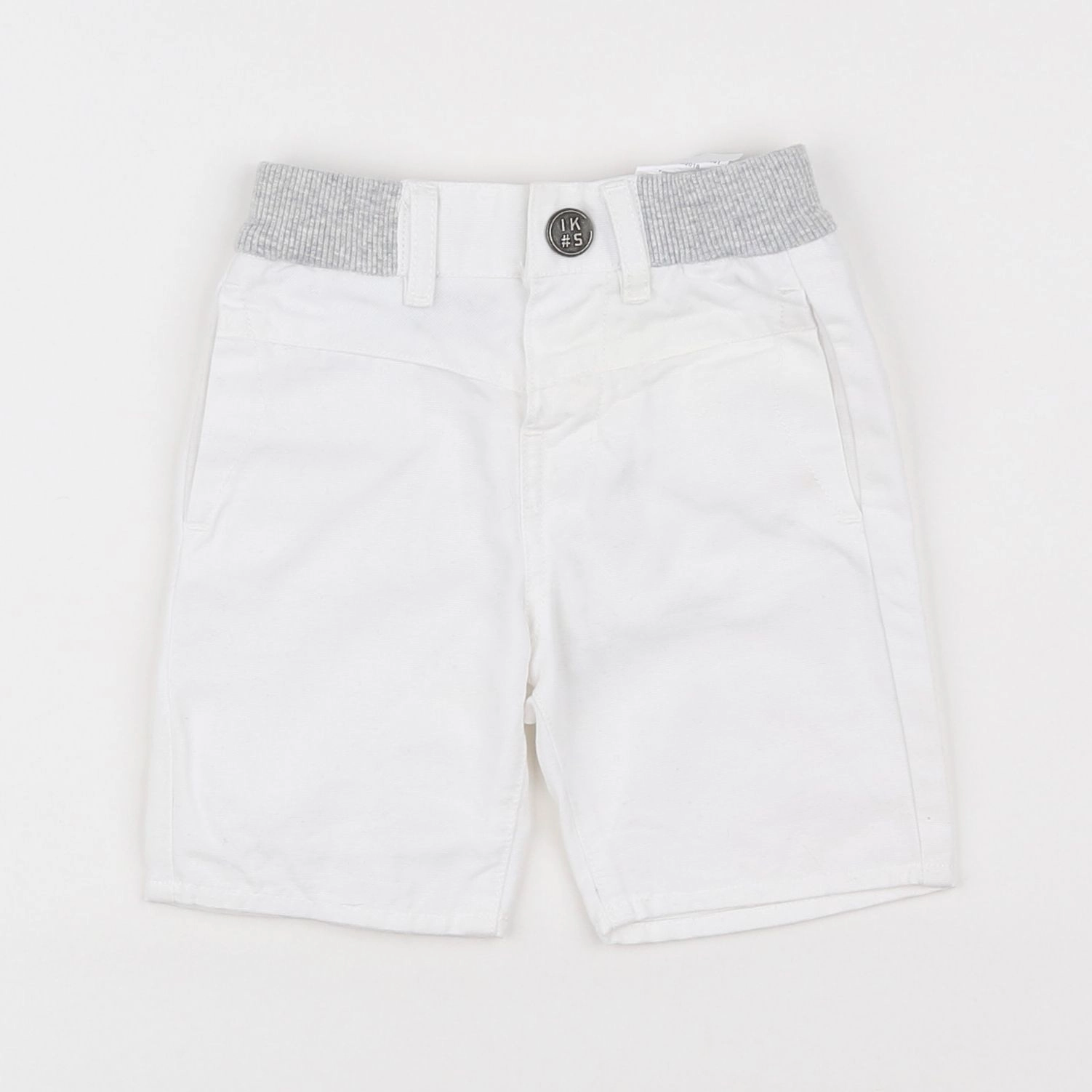 IKKS - short blanc - 6 mois