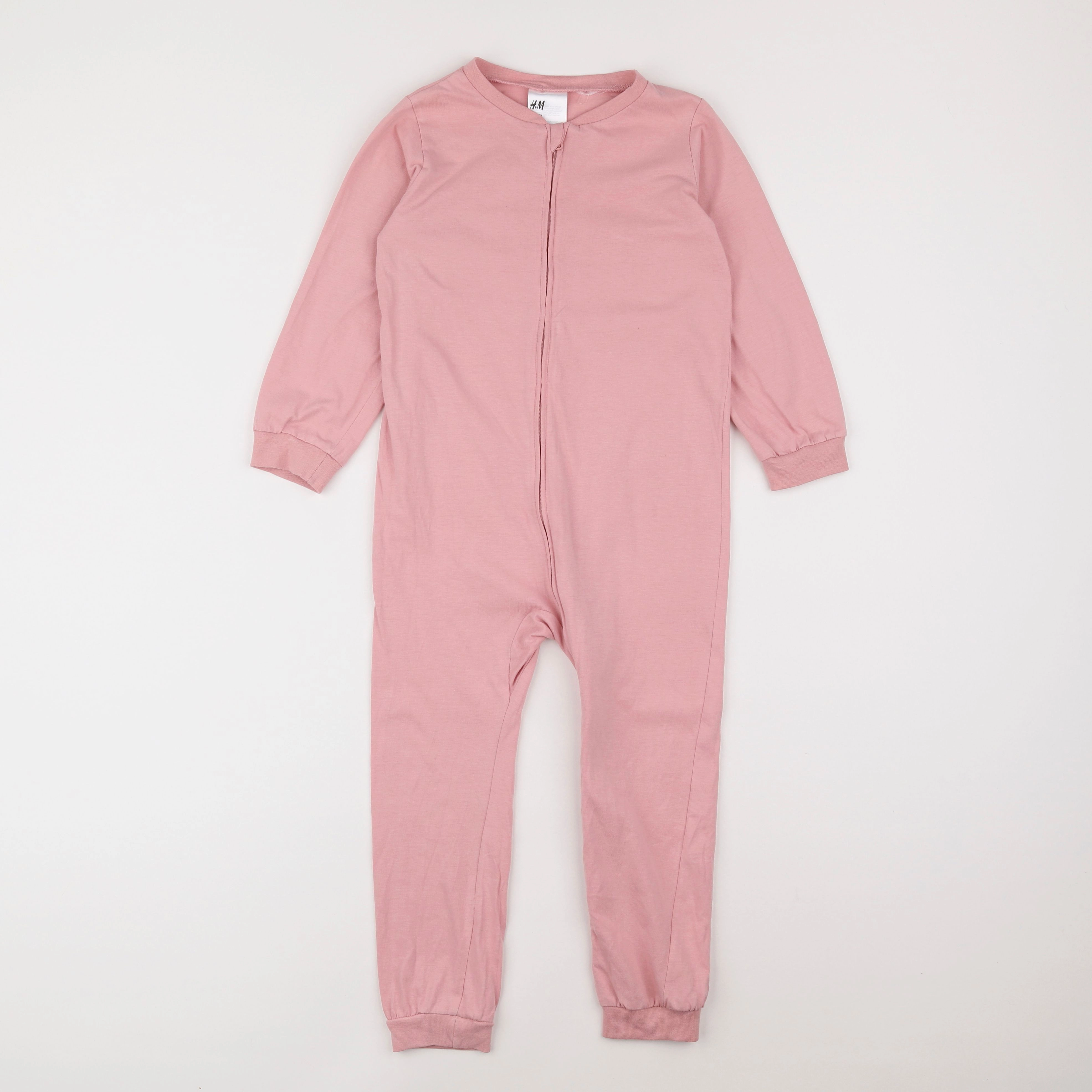 H&M - pyjama coton rose - 3/4 ans