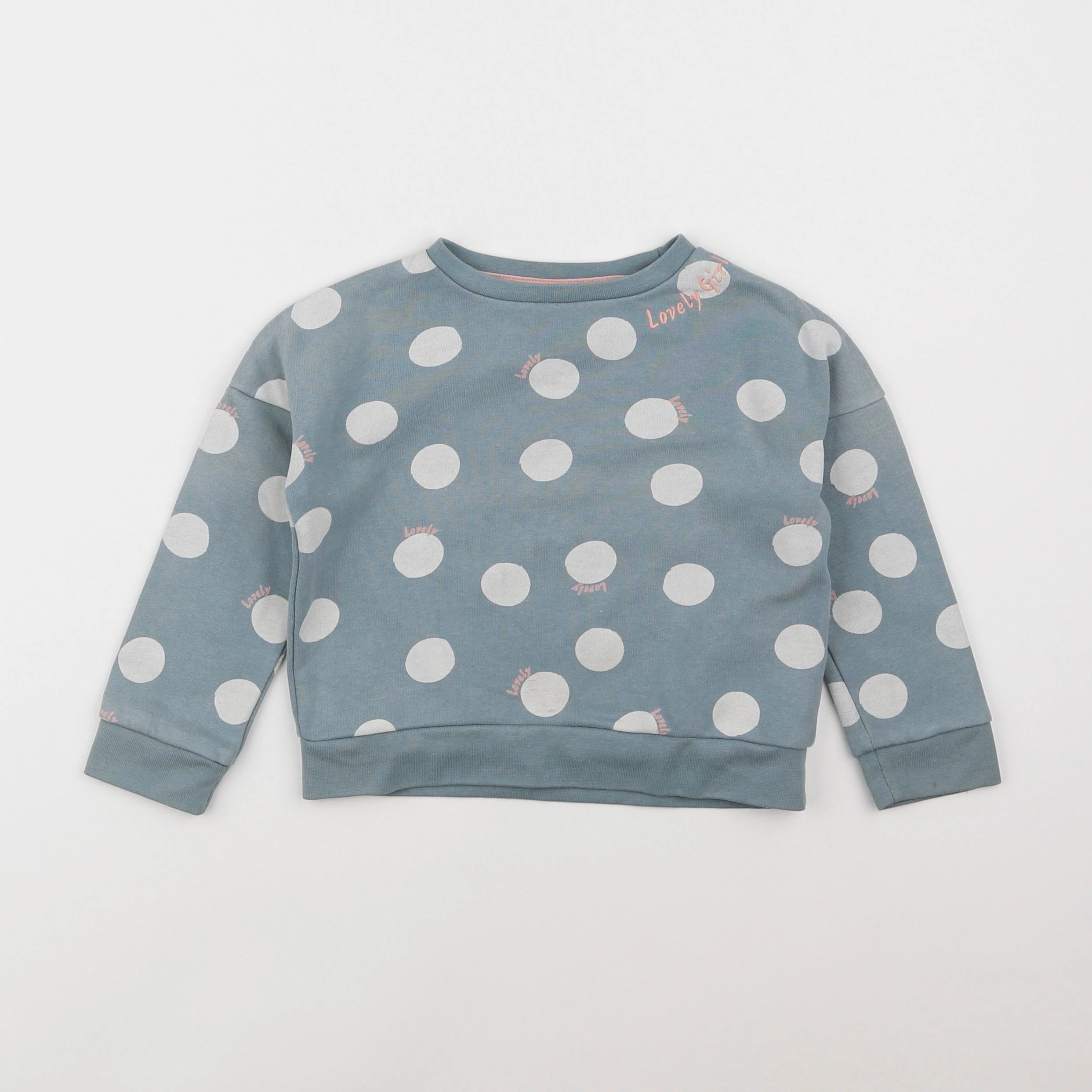 Vertbaudet - sweat bleu - 2 ans