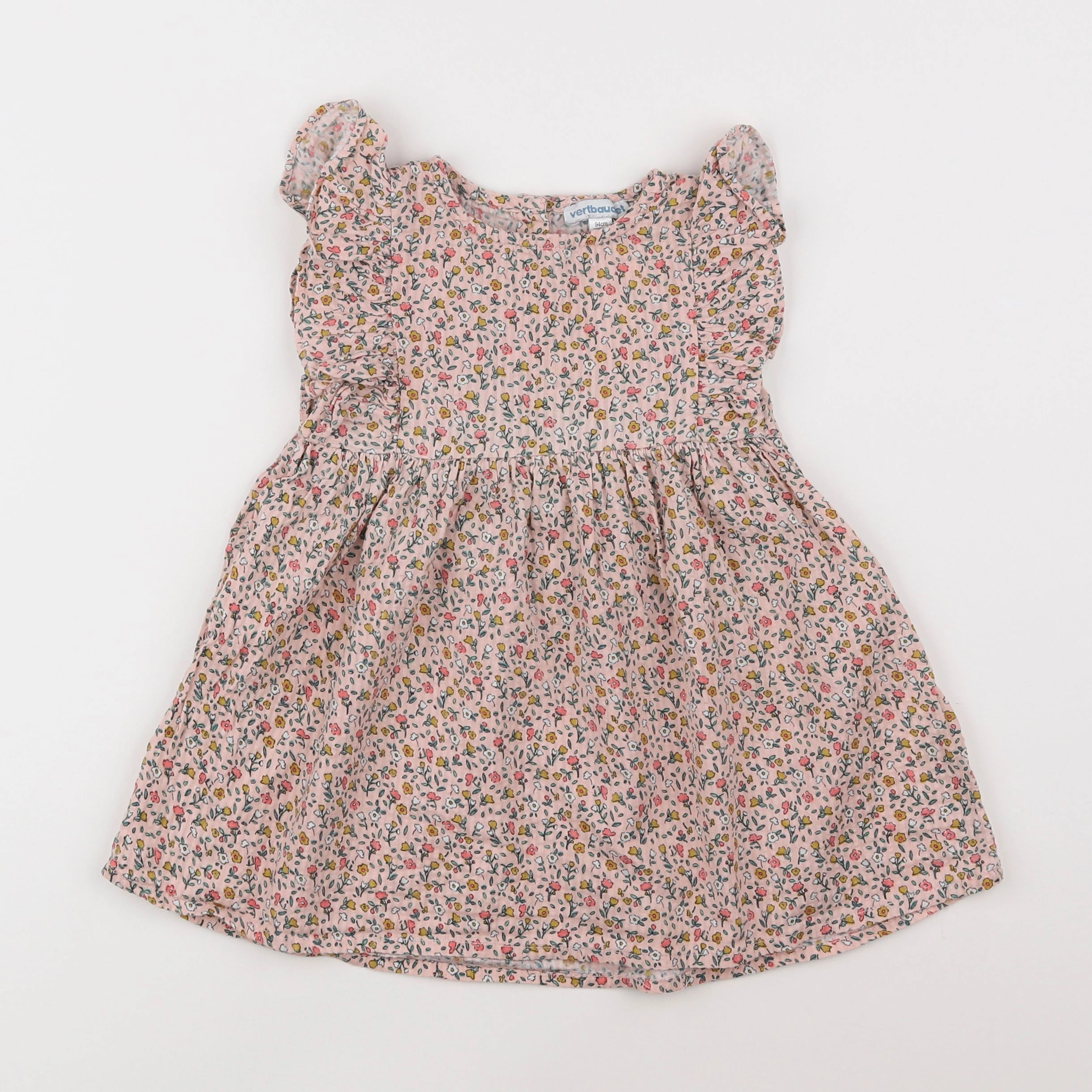 Vertbaudet - robe multicolore - 3 ans