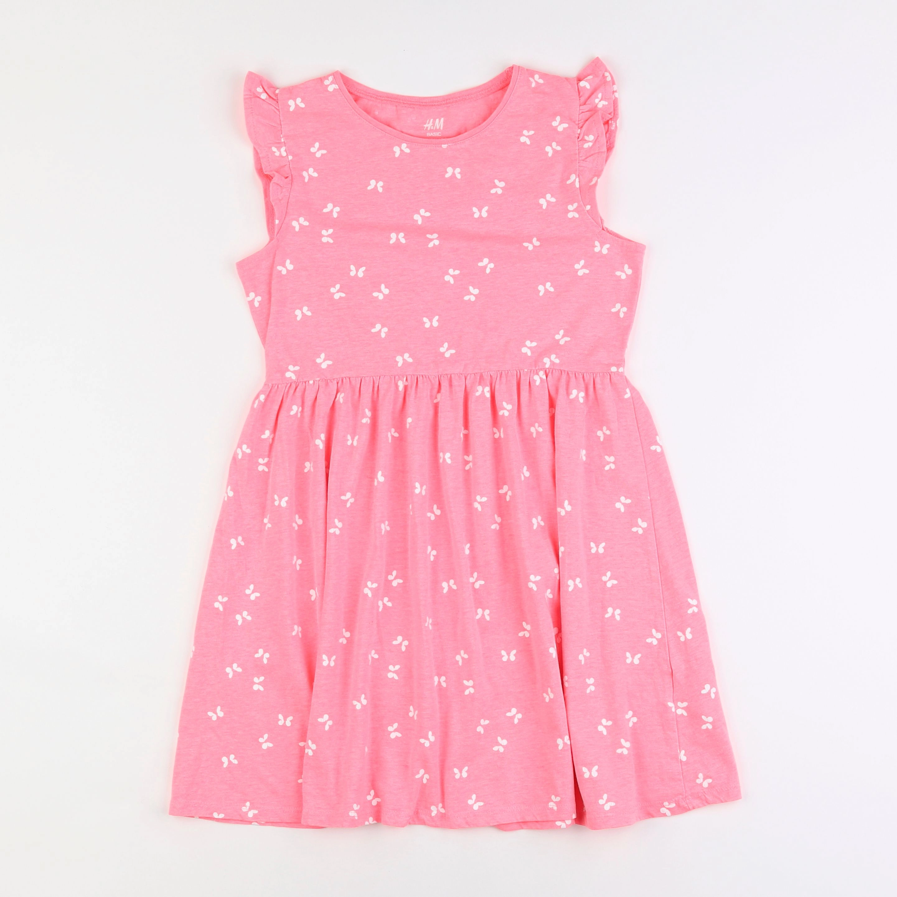 H&M - robe rose - 8/10 ans