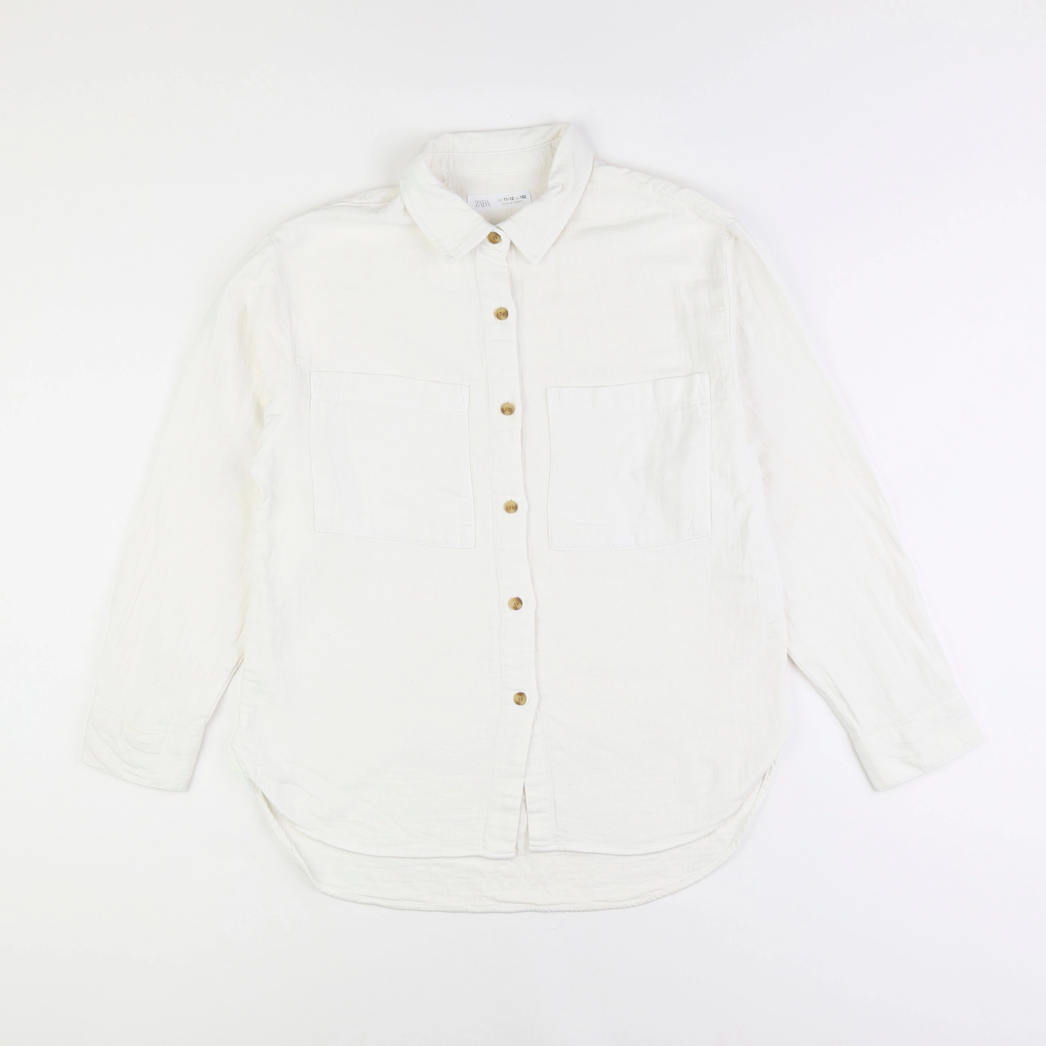 Zara - chemise blanc - 11/12 ans