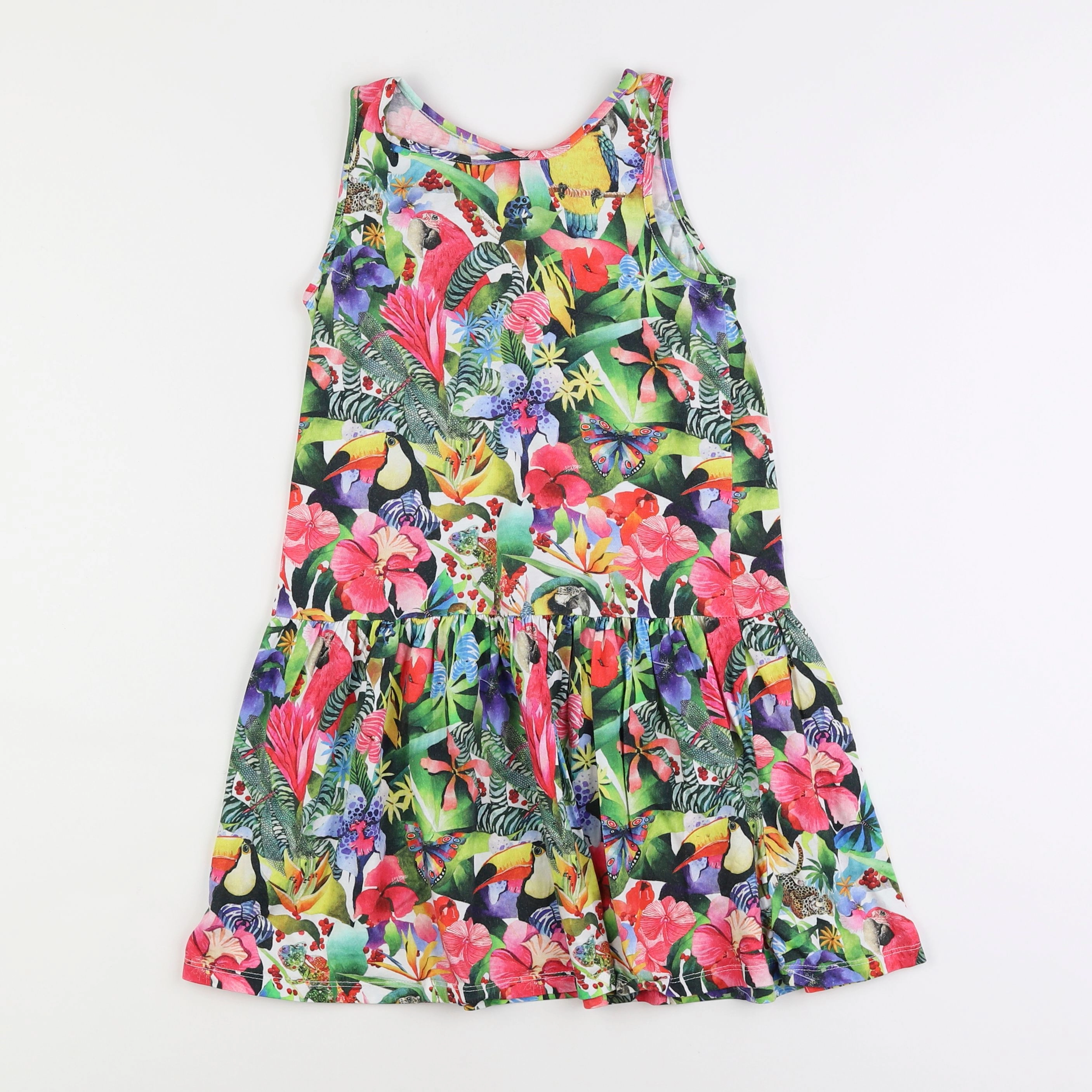 H&M - robe multicolore - 8/10 ans