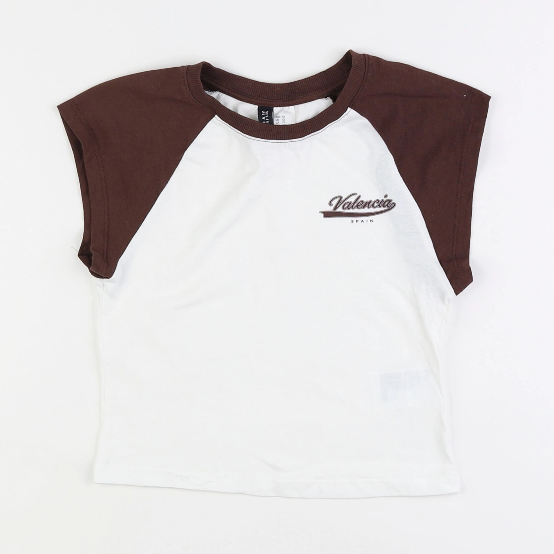 H&M - tee-shirt marron - 10/12 ans