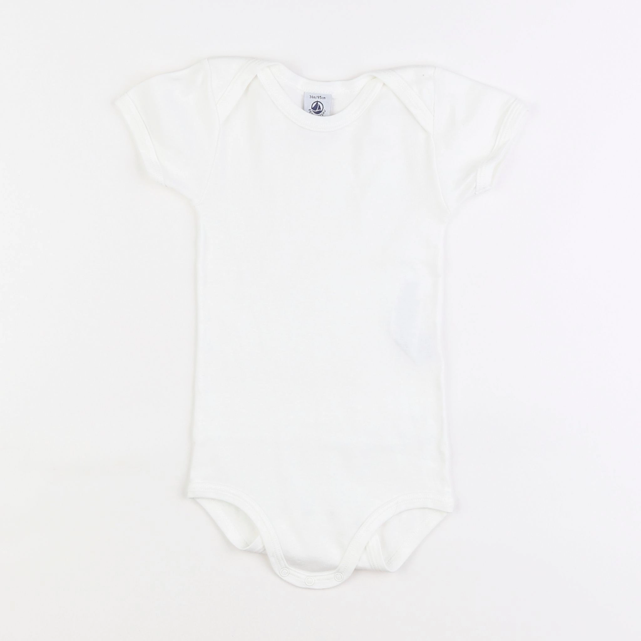 Petit Bateau - body blanc - 3 ans