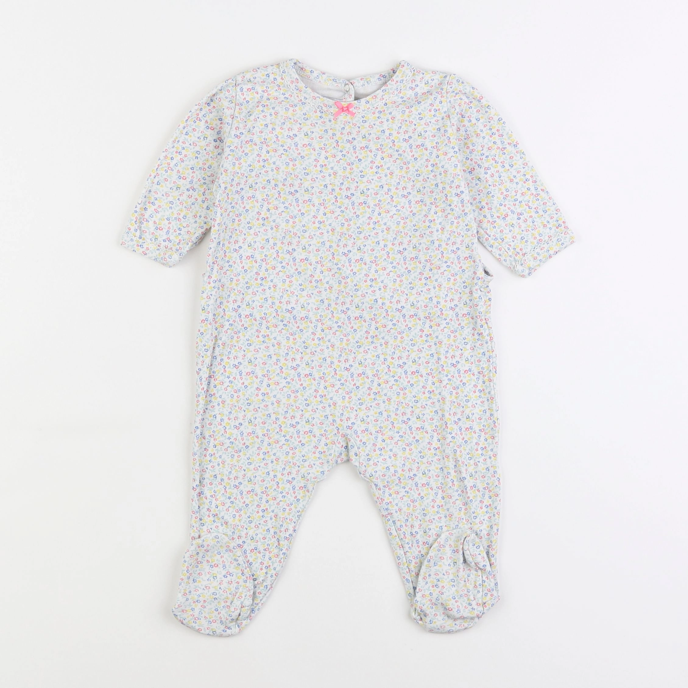 Petit Bateau - pyjama coton multicolore - 6 mois