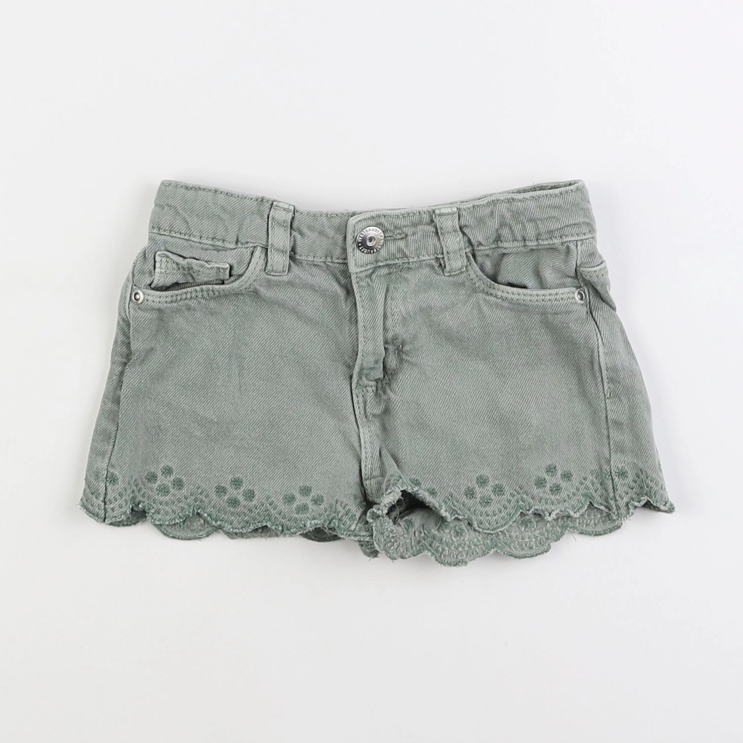 Vertbaudet - short vert - 4 ans