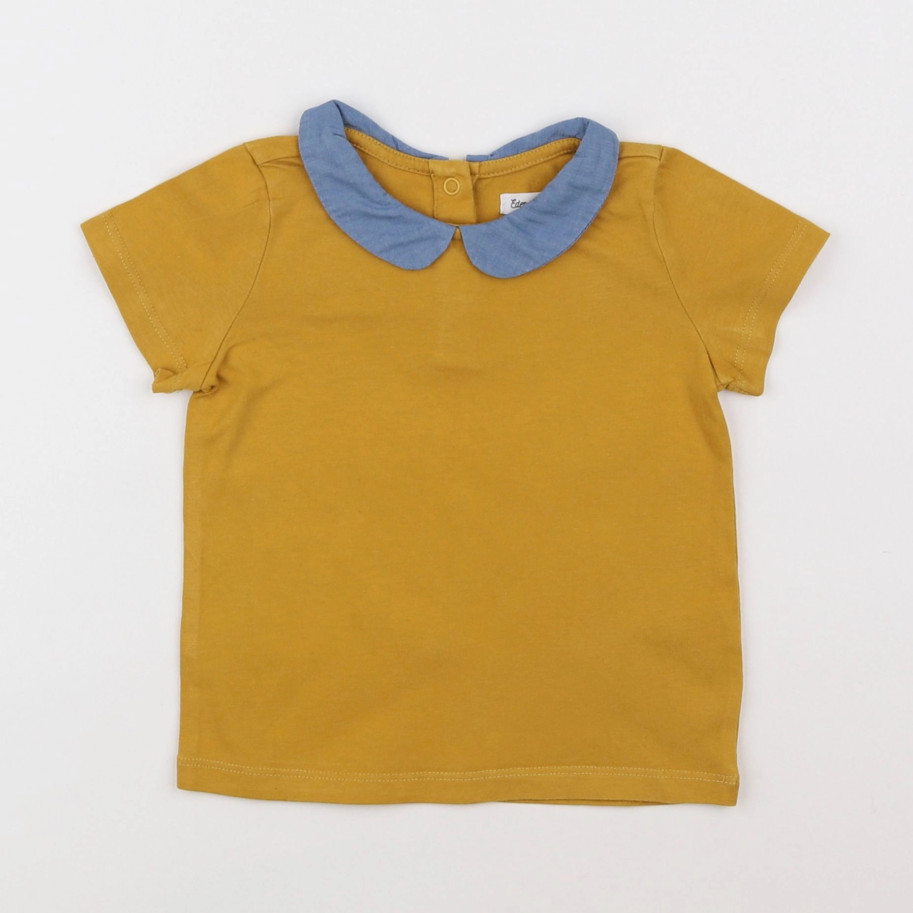 Eden & Victor - tee-shirt jaune, bleu - 18 mois