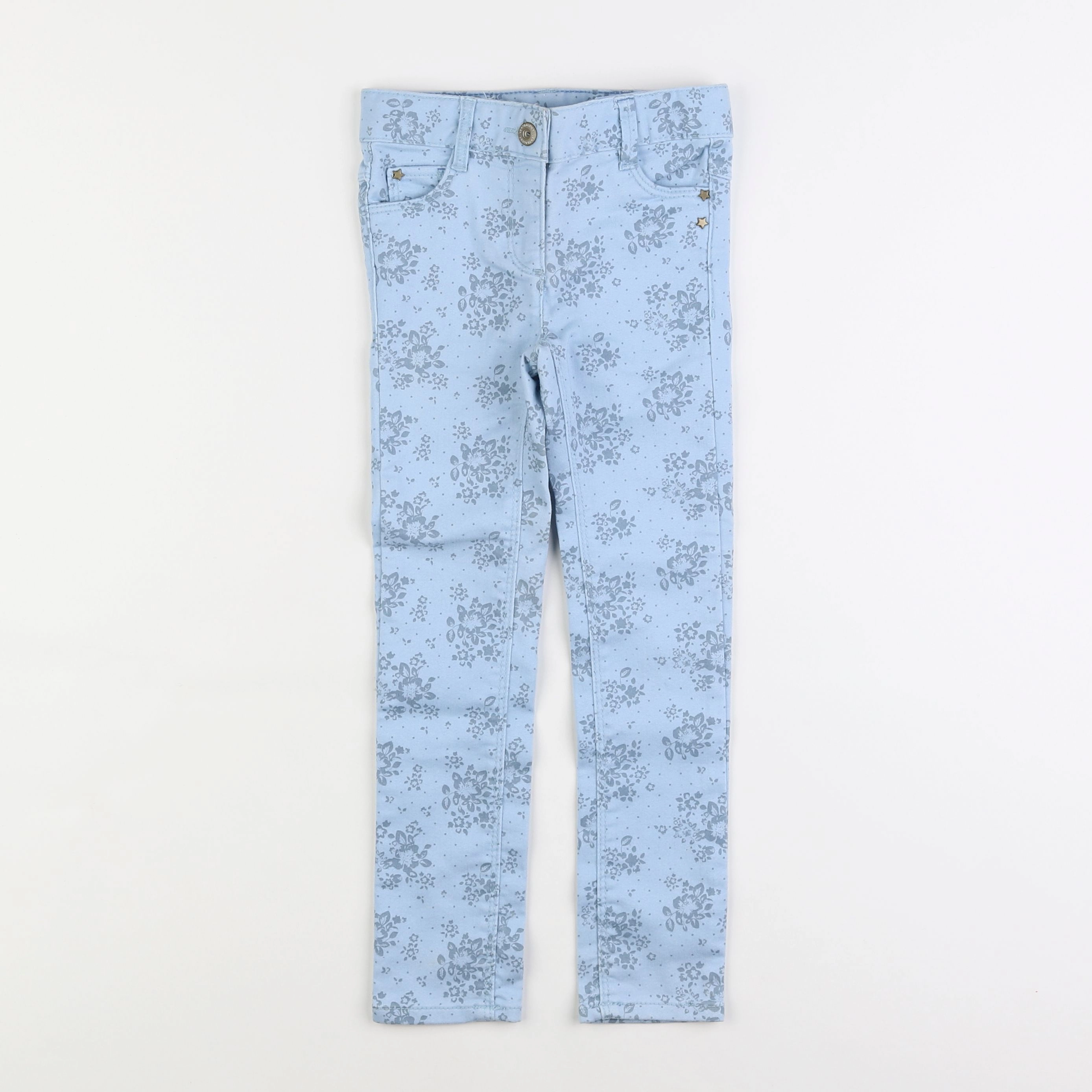 Vertbaudet - pantalon bleu - 5 ans