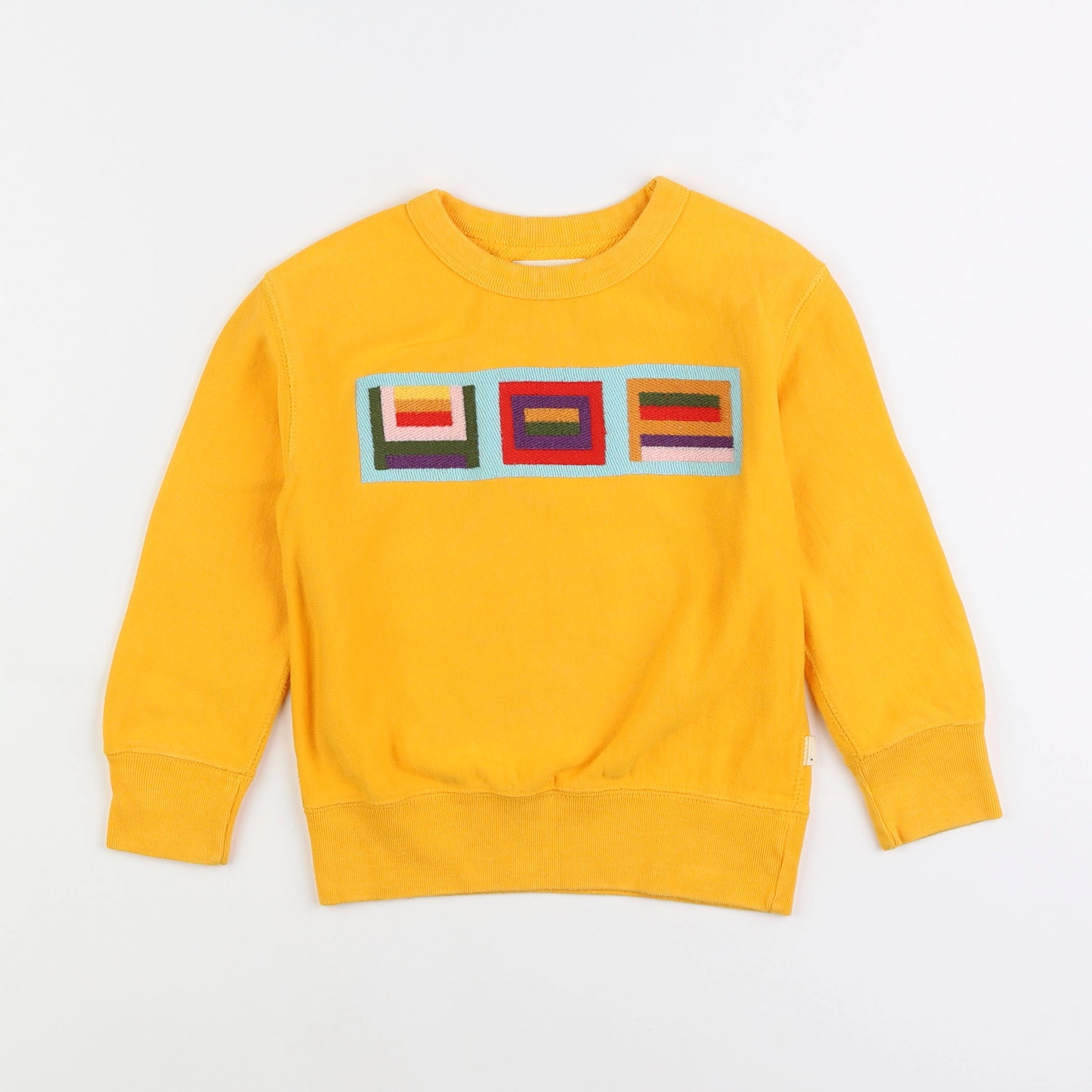 Bellerose - sweat jaune - 8 ans