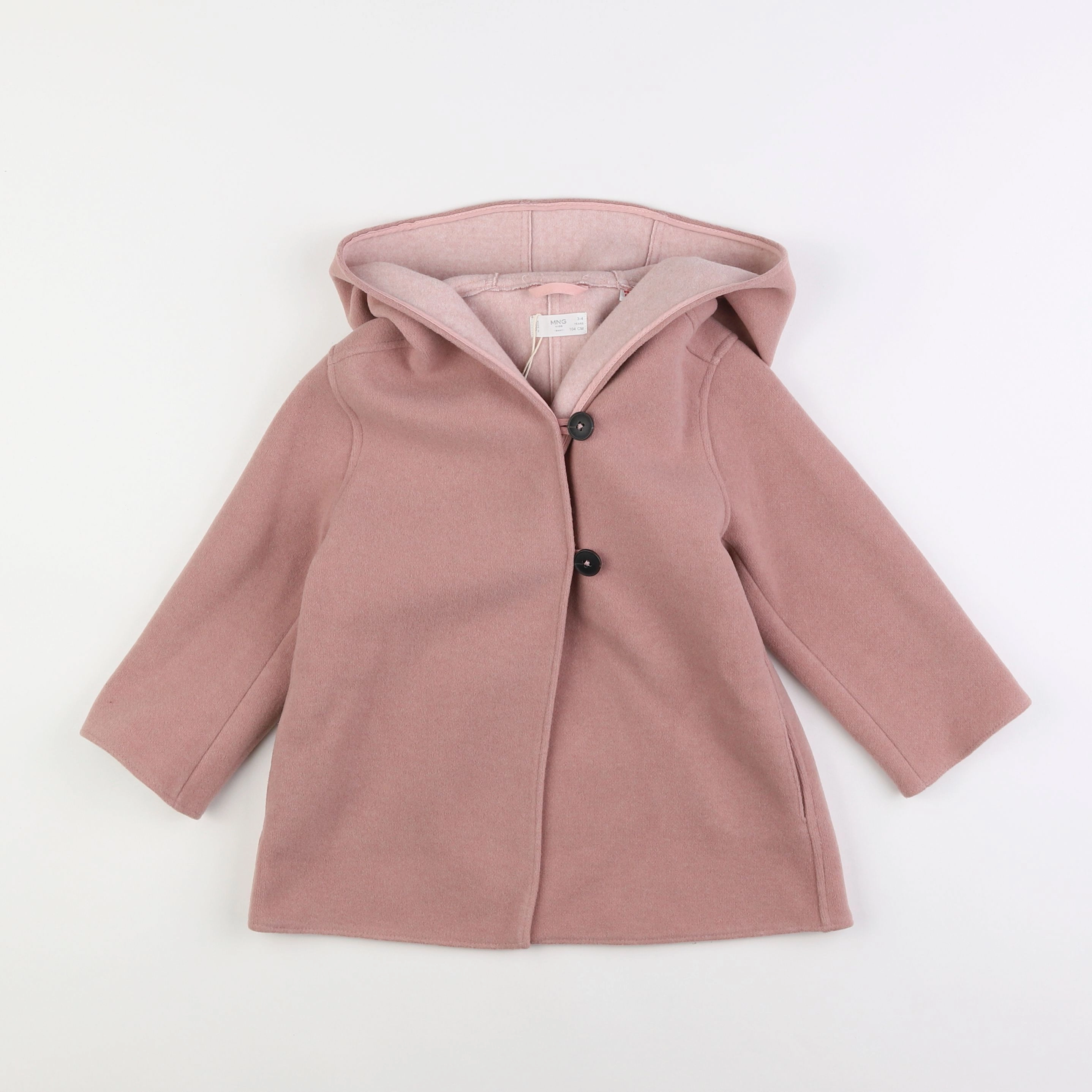 Mango - manteau rose - 3/4 ans