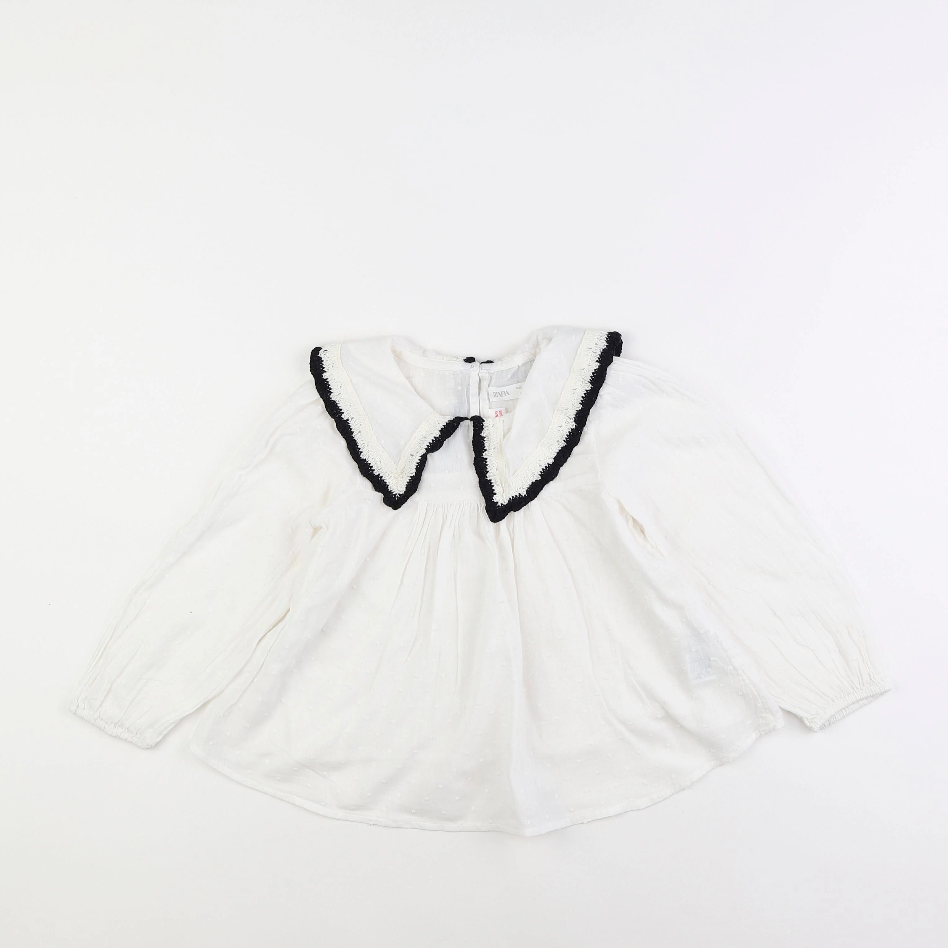 Zara - blouse blanc - 4/5 ans