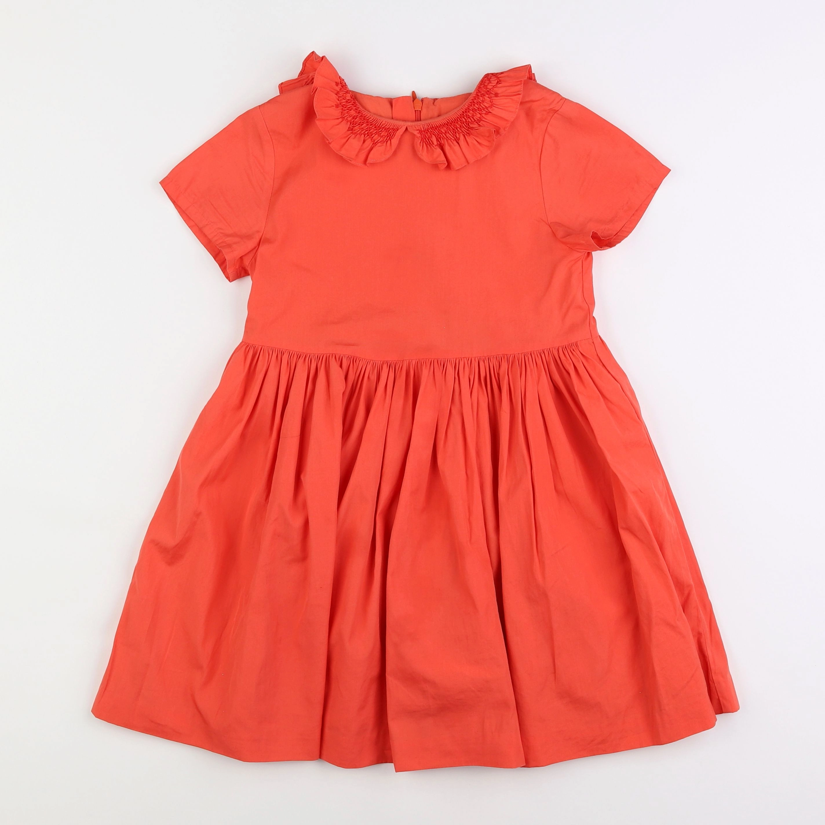 Jacadi - robe orange - 8 ans