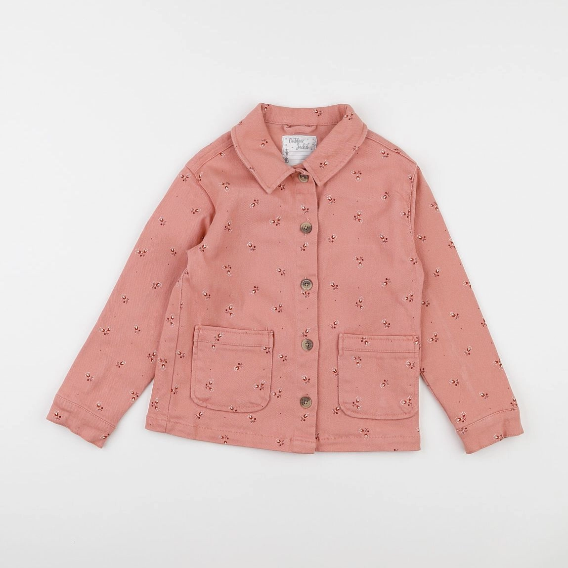 Vertbaudet - veste rose - 7 ans