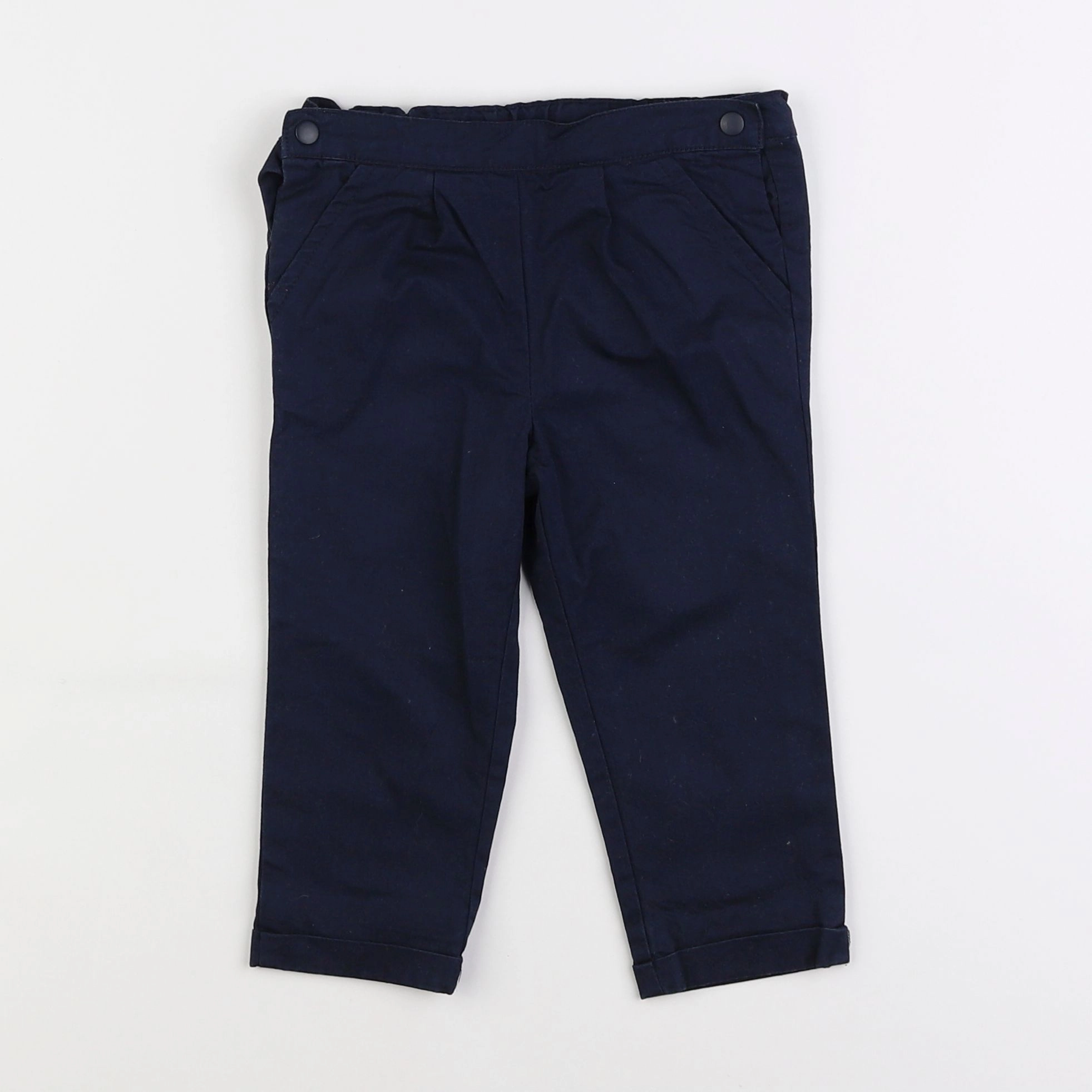 Boutchou - pantalon bleu - 12 mois