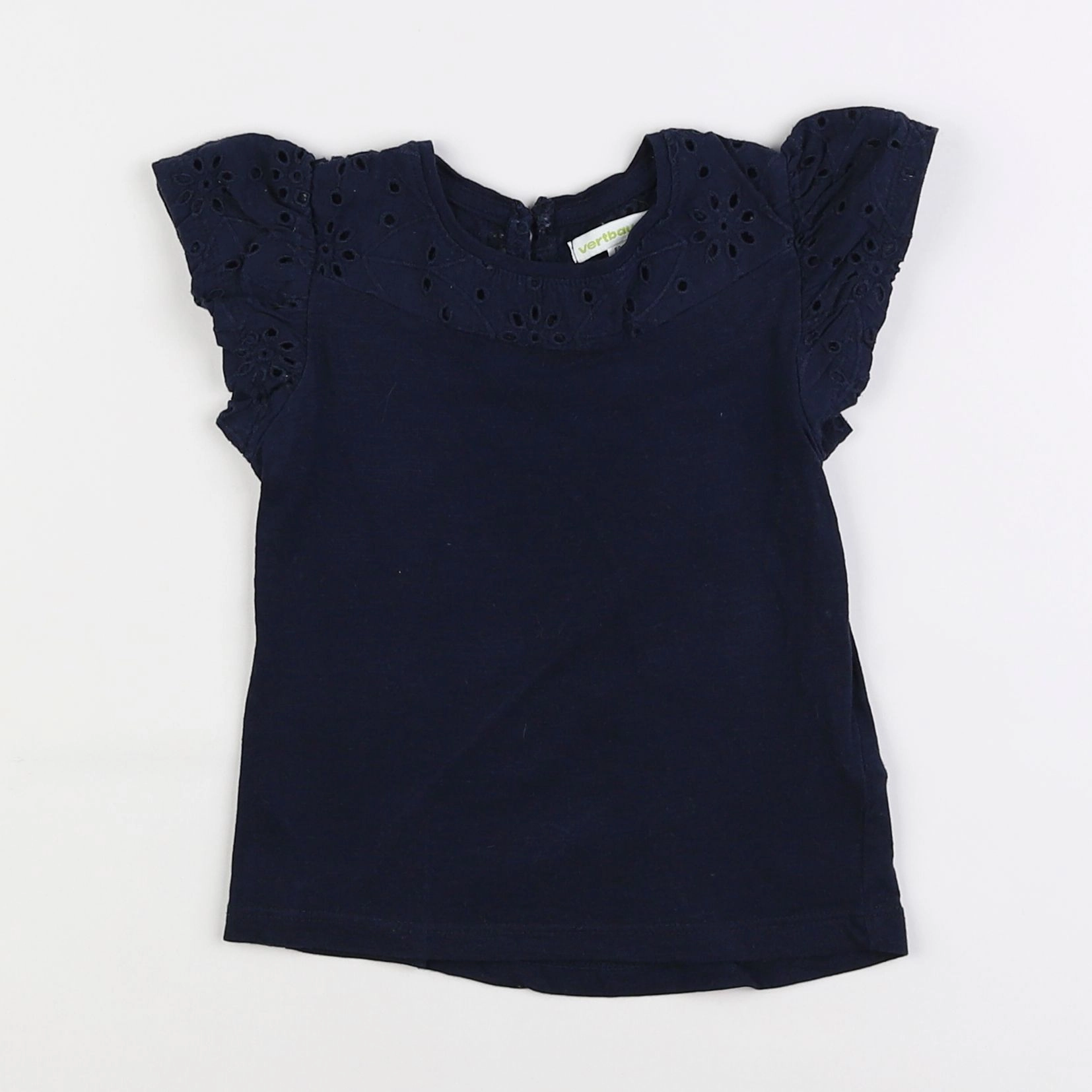 Vertbaudet - tee-shirt bleu - 2 ans