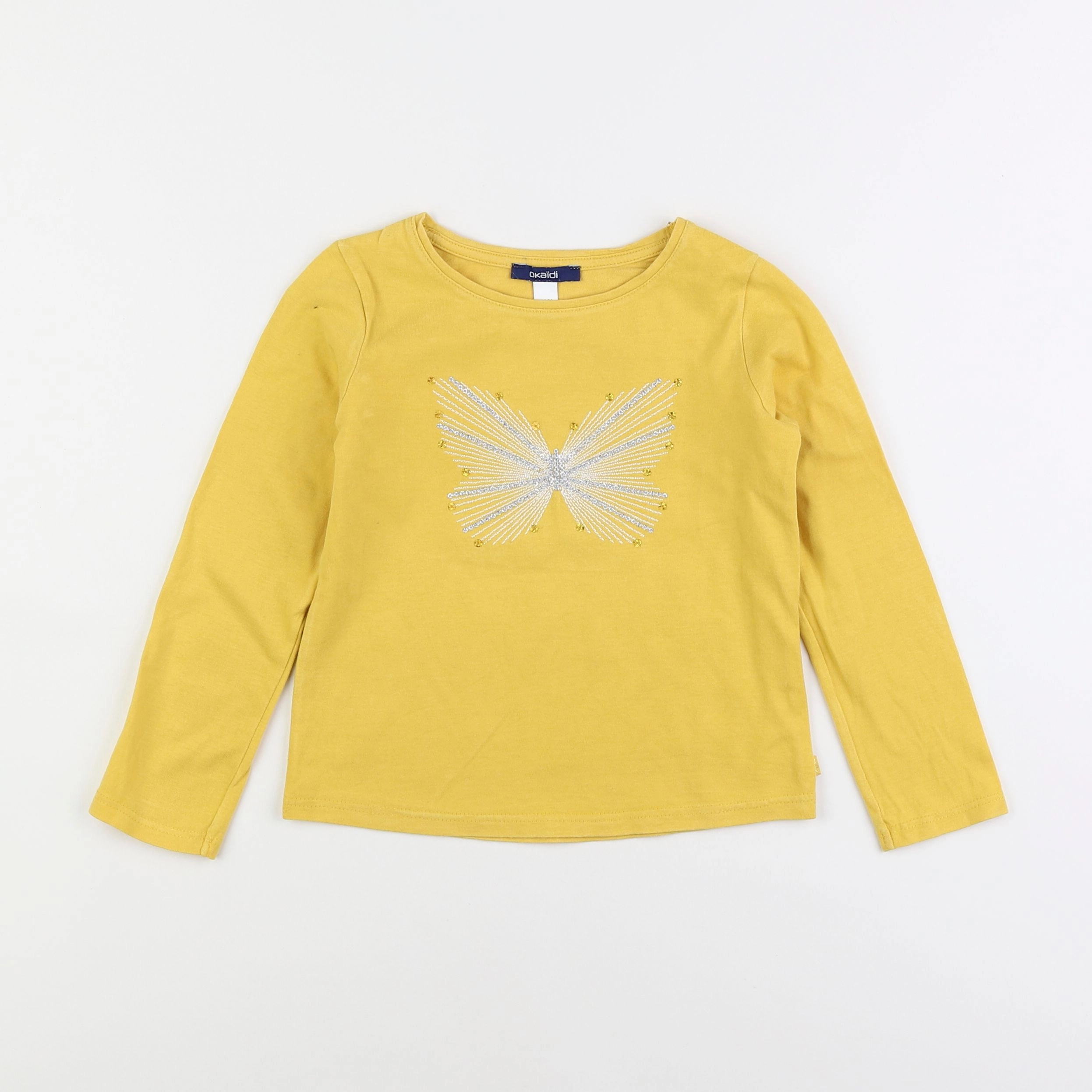 Okaidi - tee-shirt jaune - 5 ans