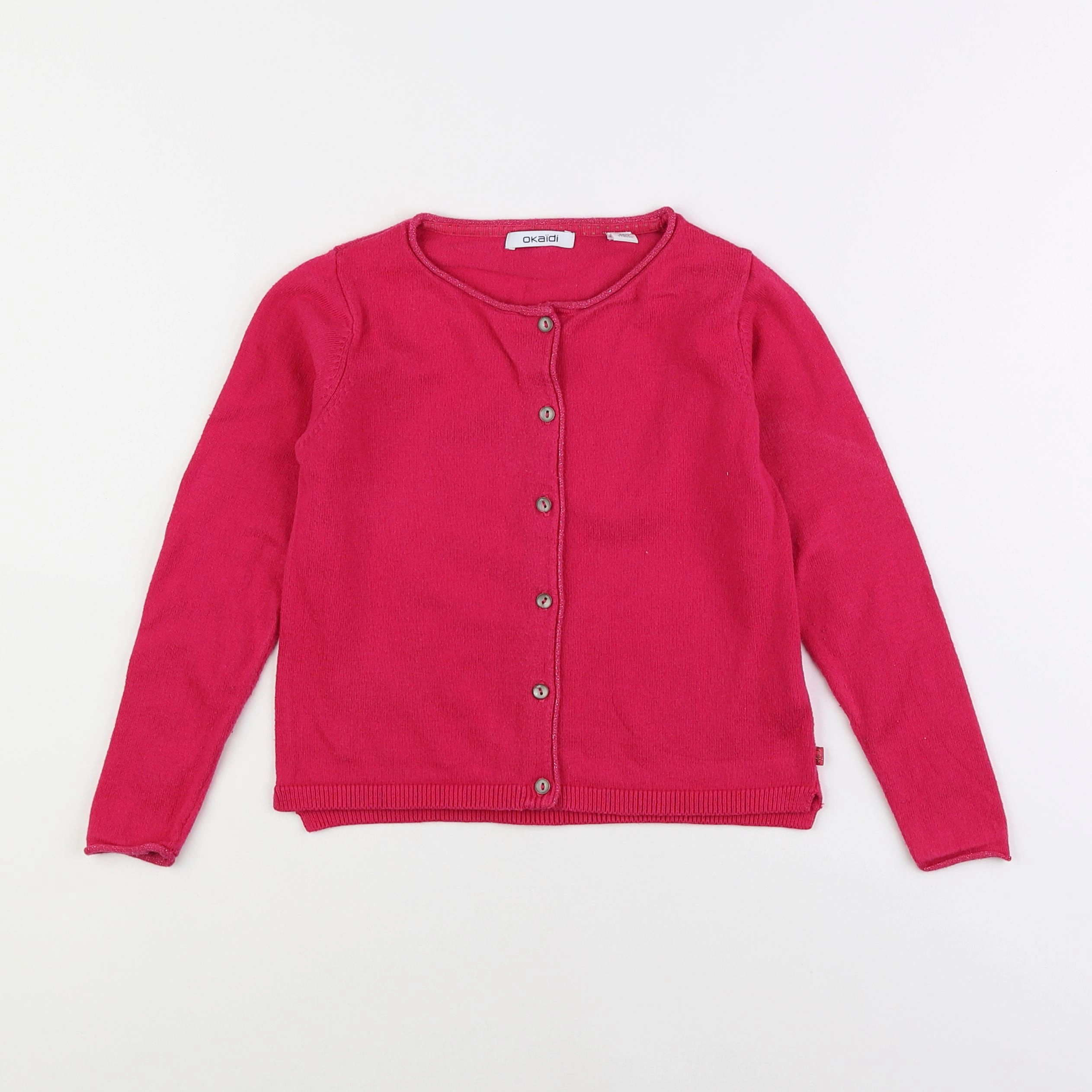 Okaidi - gilet rose - 6 ans