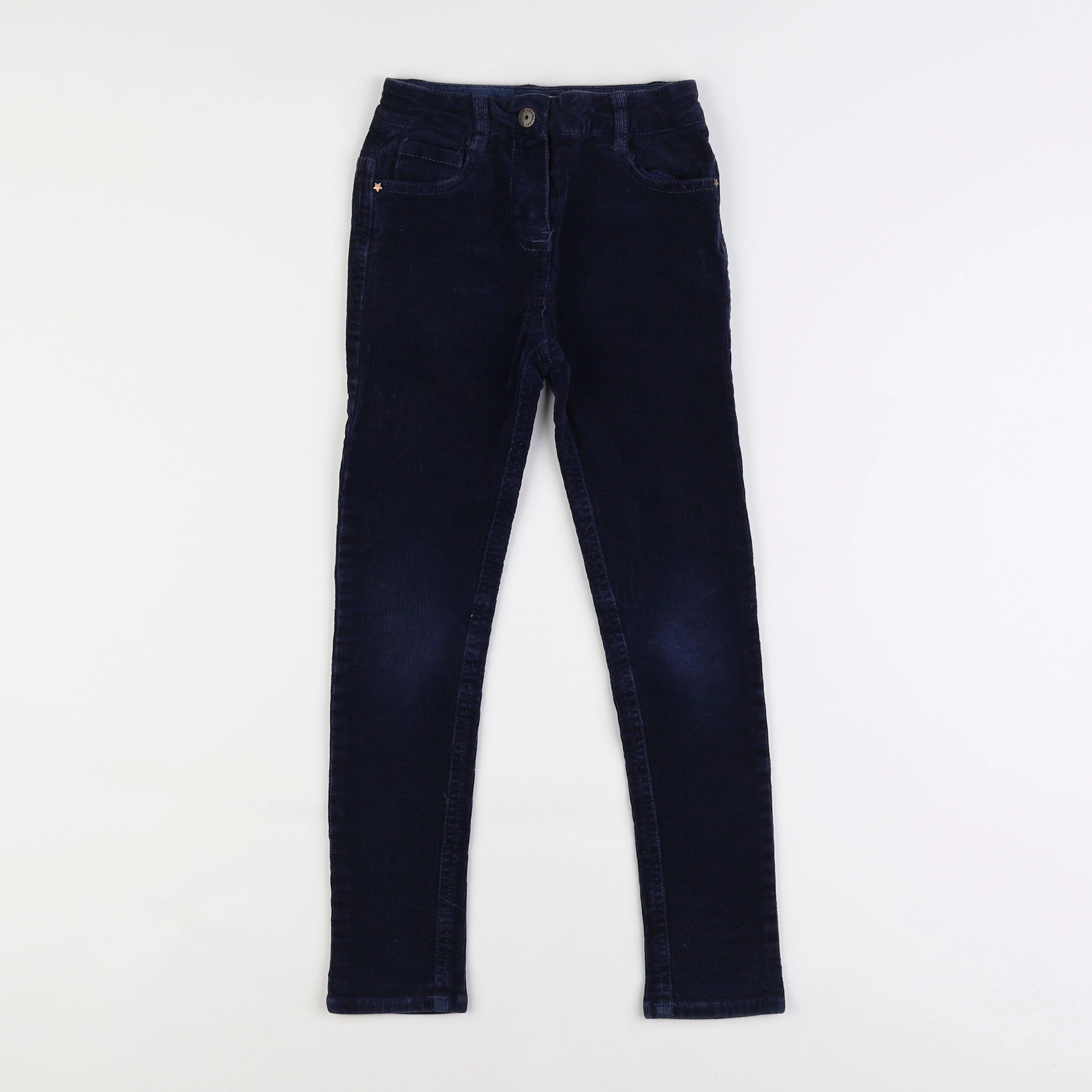 Vertbaudet - pantalon bleu - 7 ans