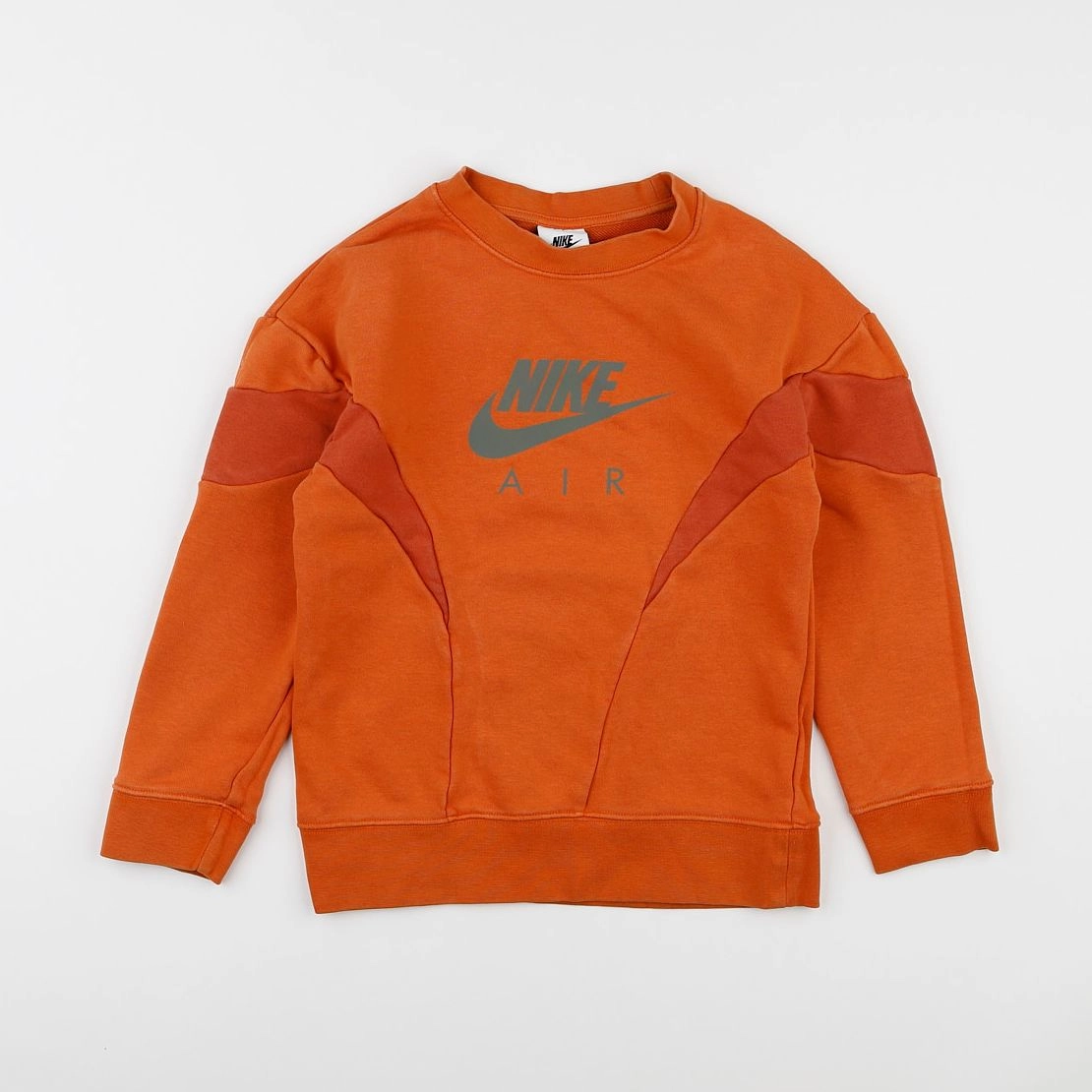 Nike - sweat orange - 7/8 ans