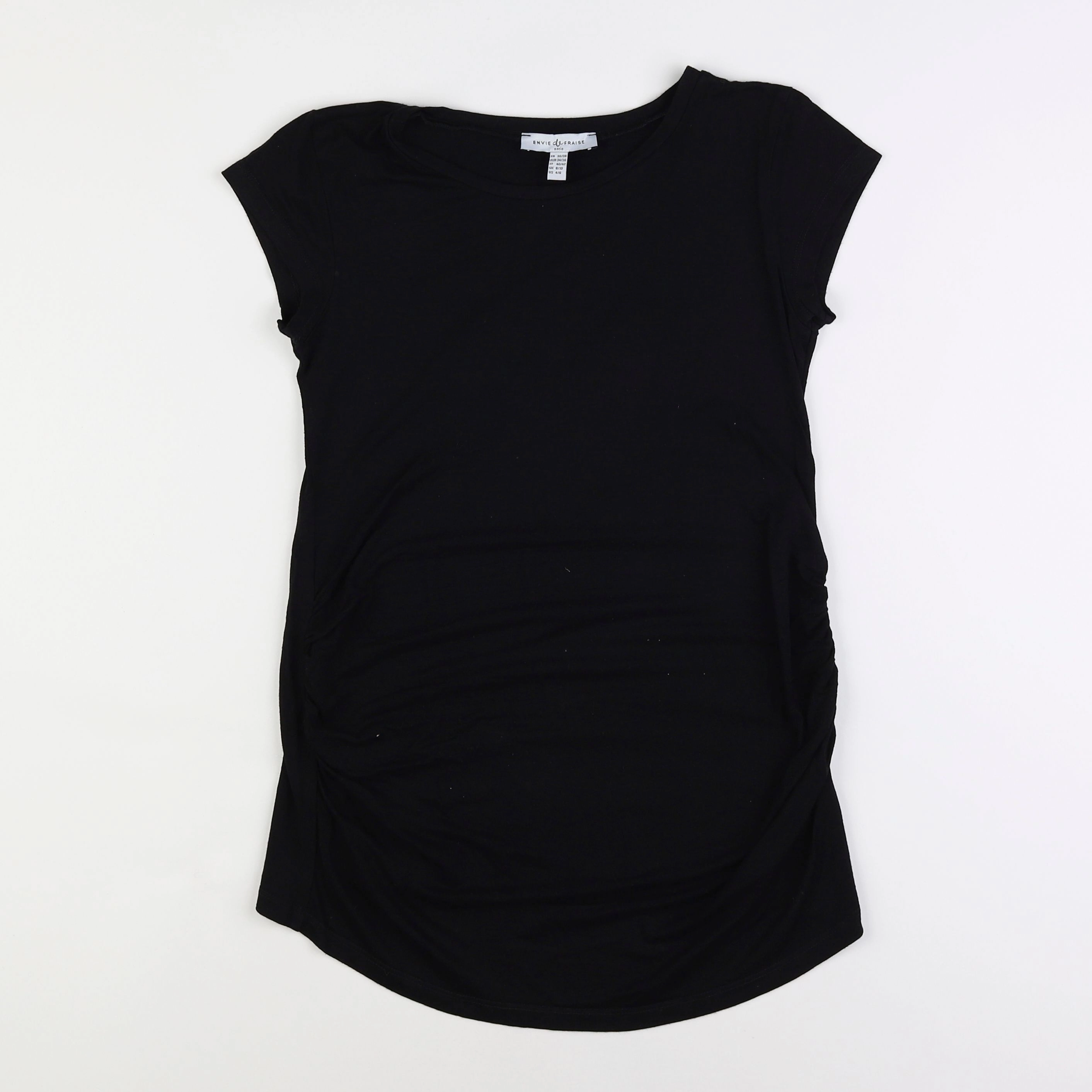 Envie de fraise - tee-shirt grossesse noir - 34 à 36
