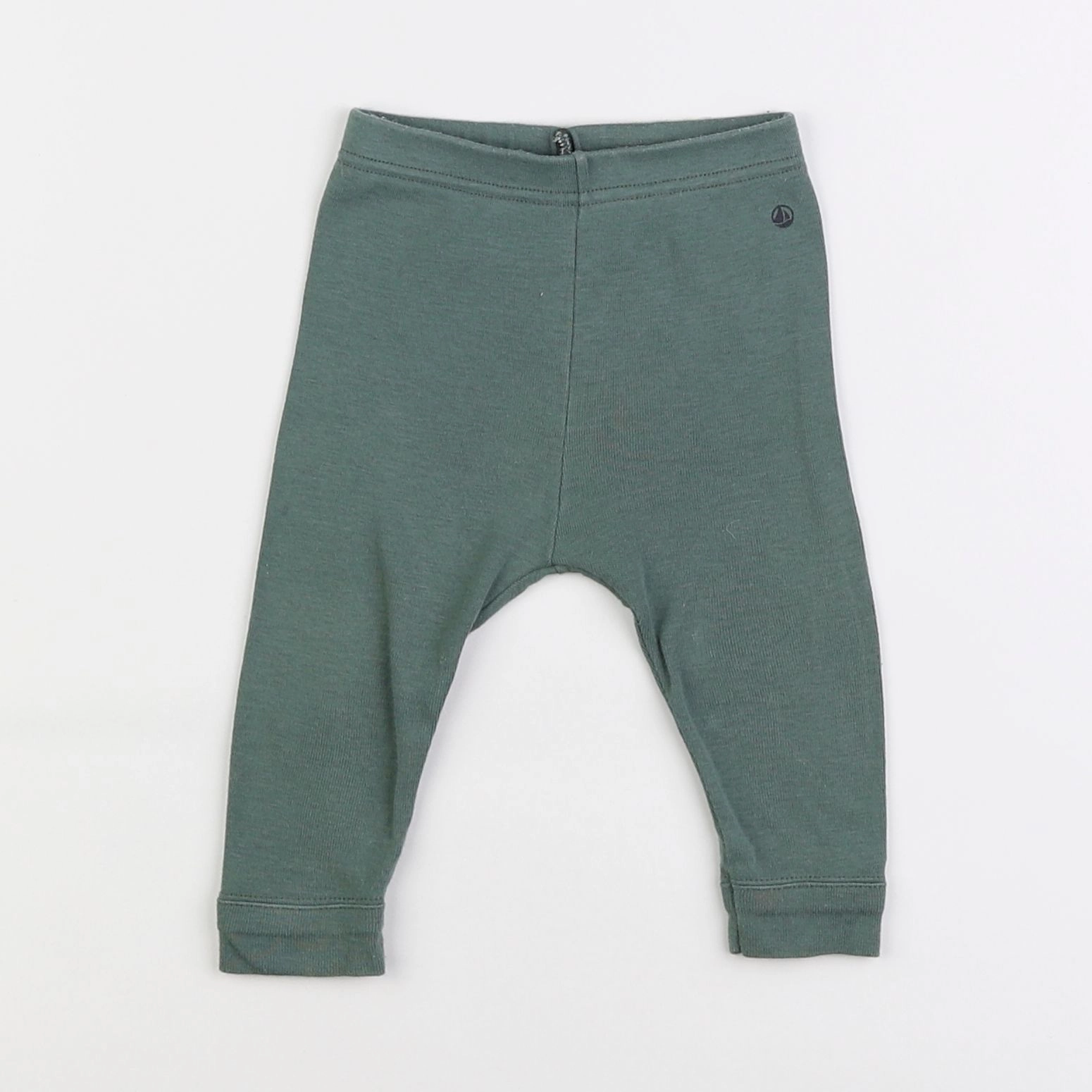 Petit Bateau - legging vert - 6 mois