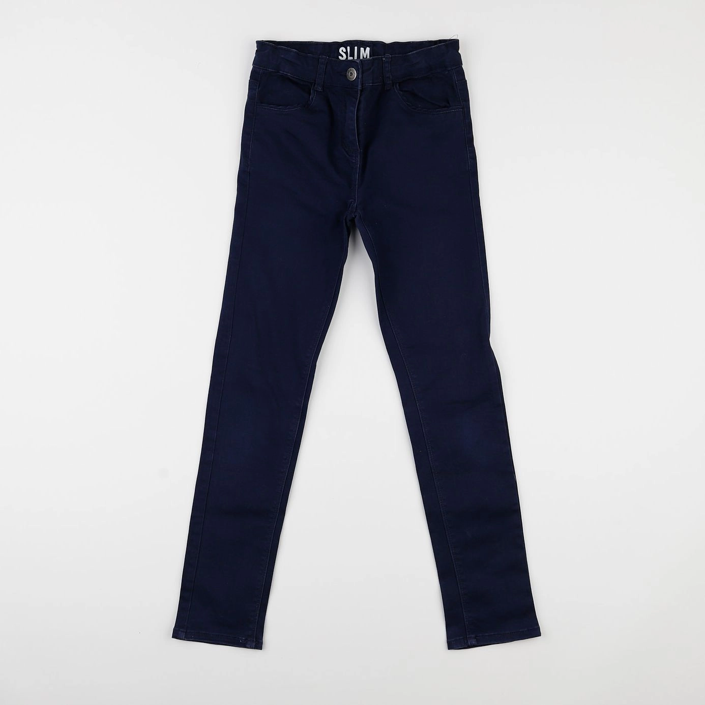 Vertbaudet - pantalon bleu - 10 ans