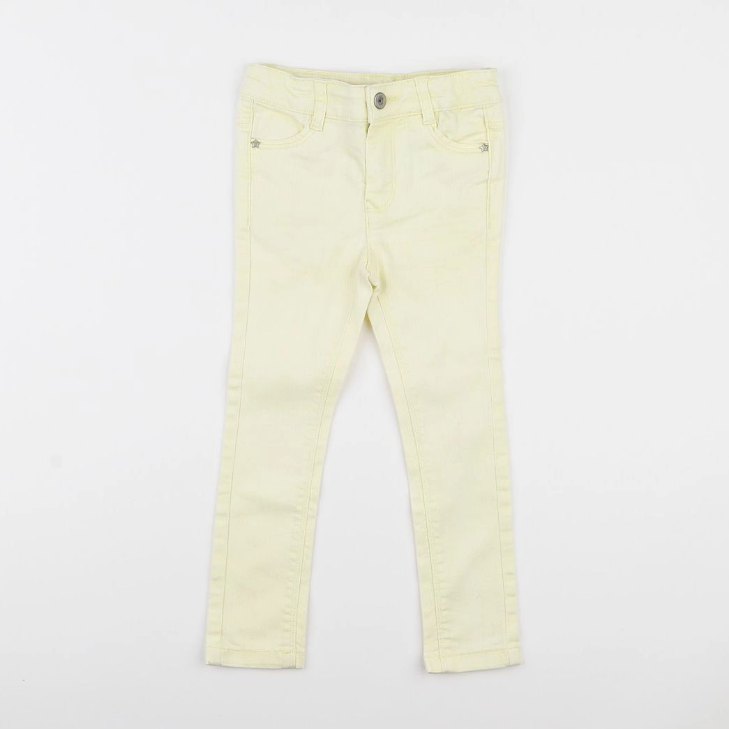 Vertbaudet - pantalon jaune - 4 ans