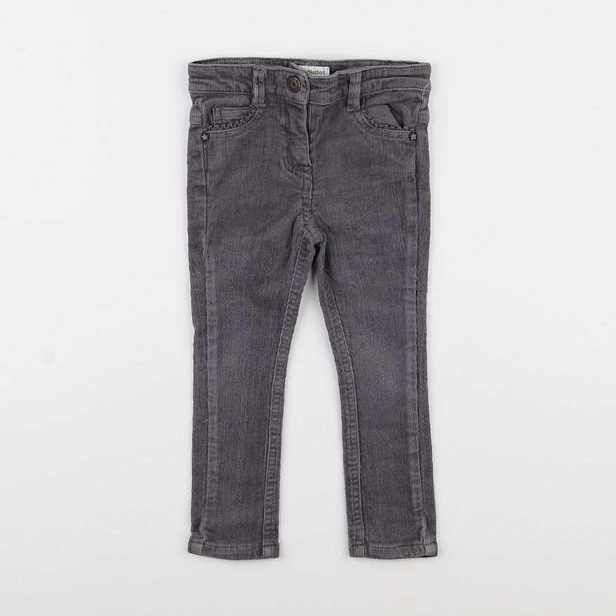 Vertbaudet - pantalon gris - 2 ans