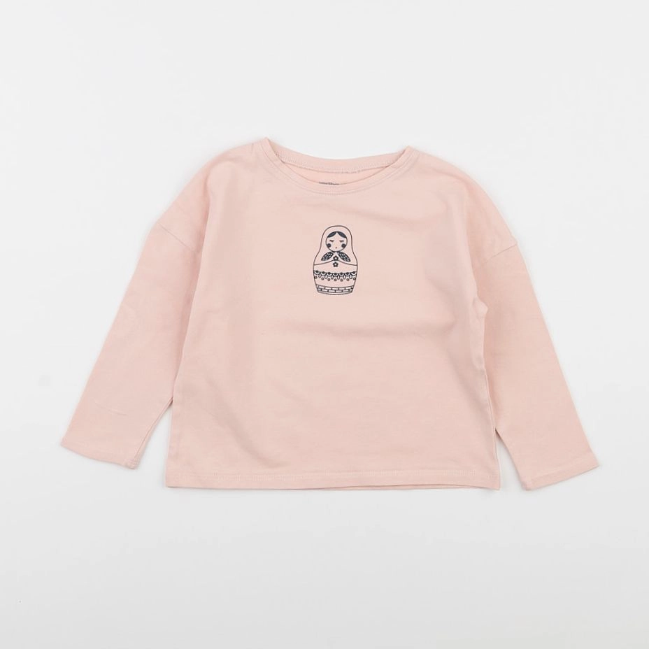 Vertbaudet - tee-shirt rose - 3 ans