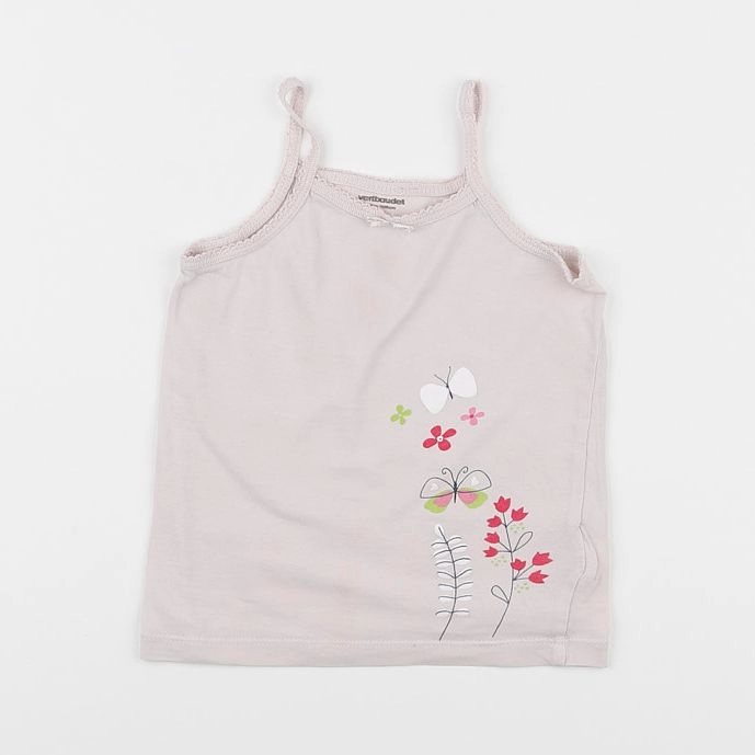 Vertbaudet - maillot de corps rose - 5 ans