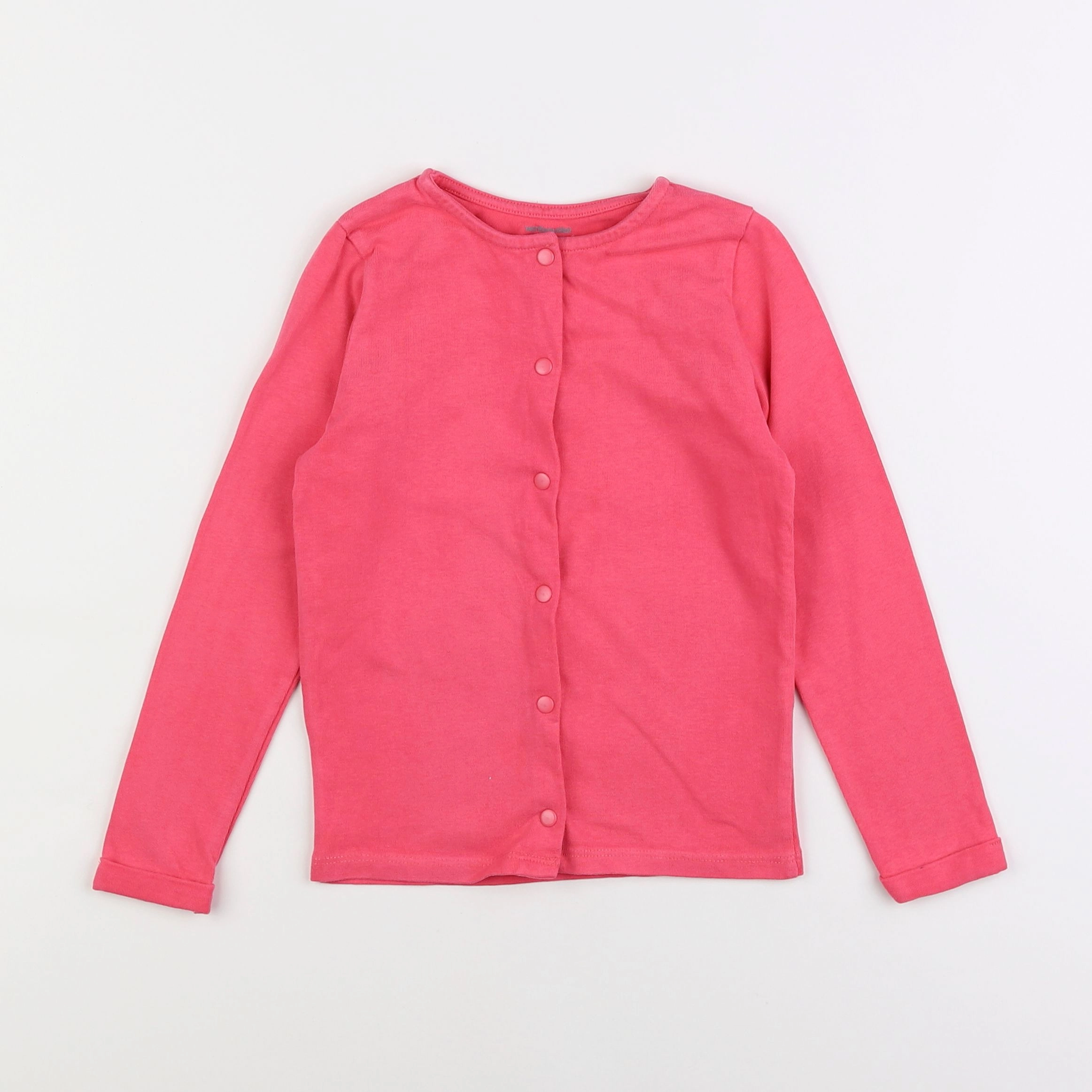 Vertbaudet - gilet rose - 6 ans