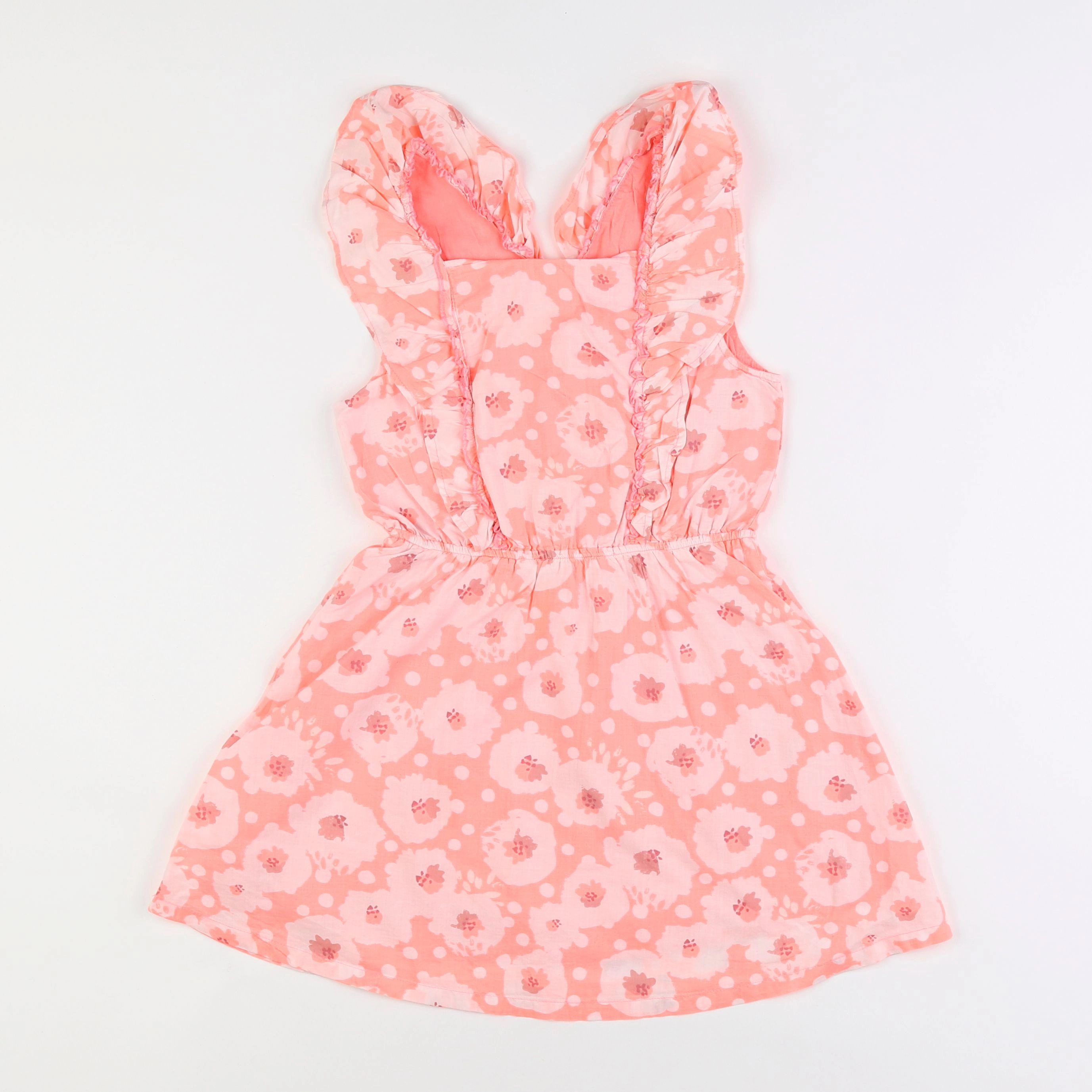 Vertbaudet - robe rose - 8 ans