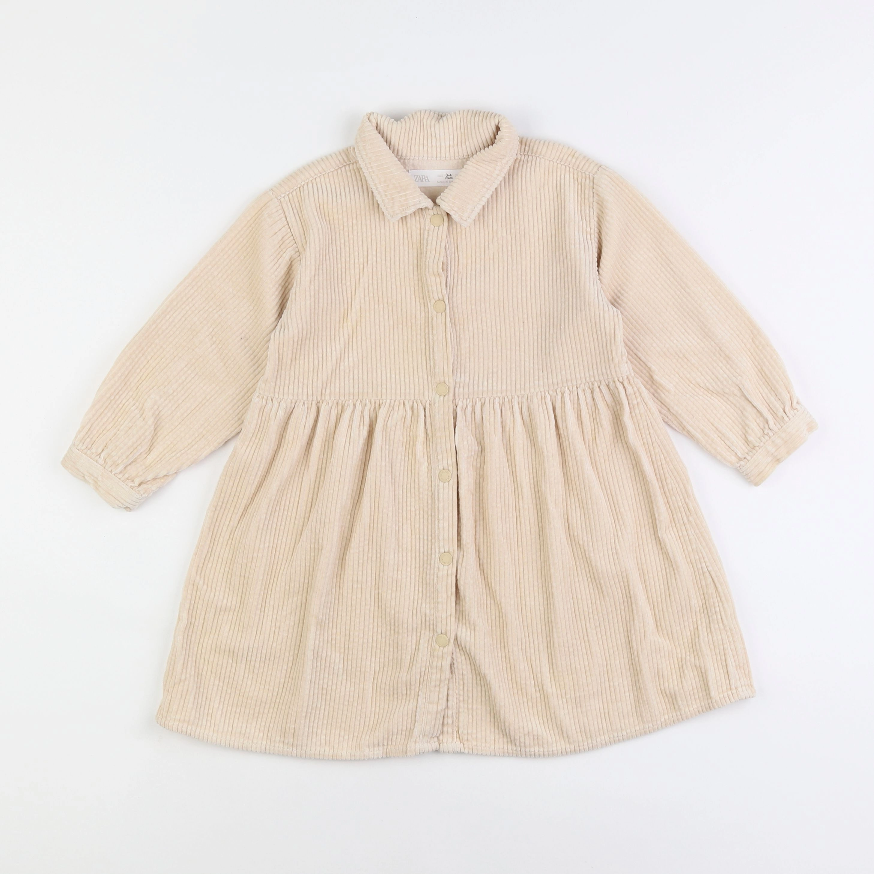 Zara - robe beige - 3/4 ans