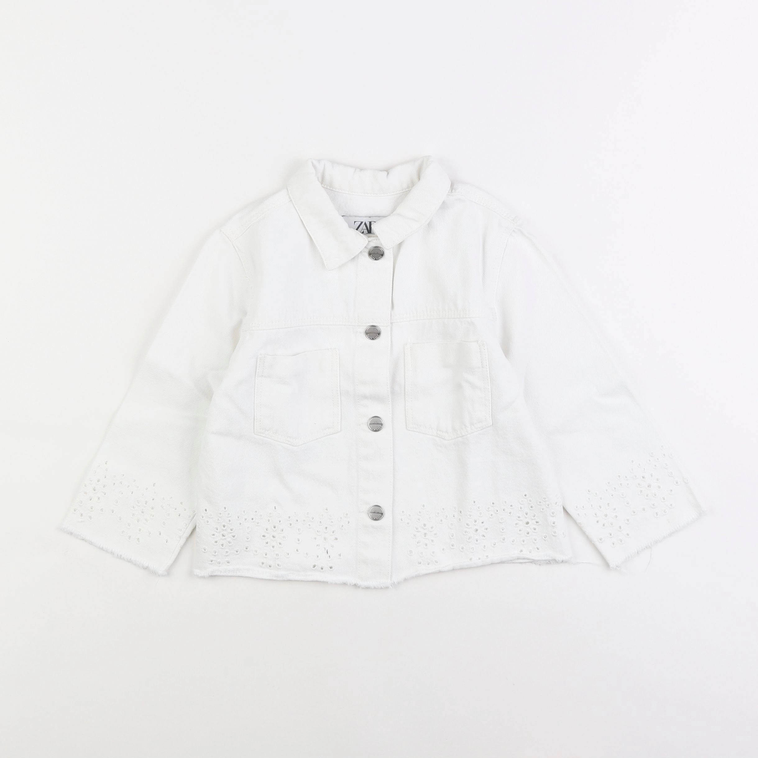 Zara - veste blanc - 18 mois à 2 ans