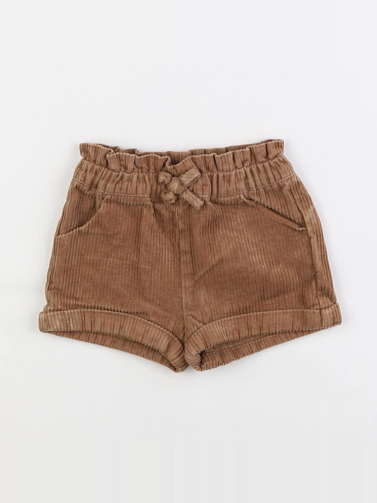 Vertbaudet - short marron - 6 mois