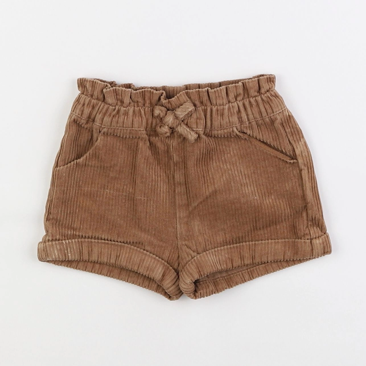 Vertbaudet - short marron - 6 mois