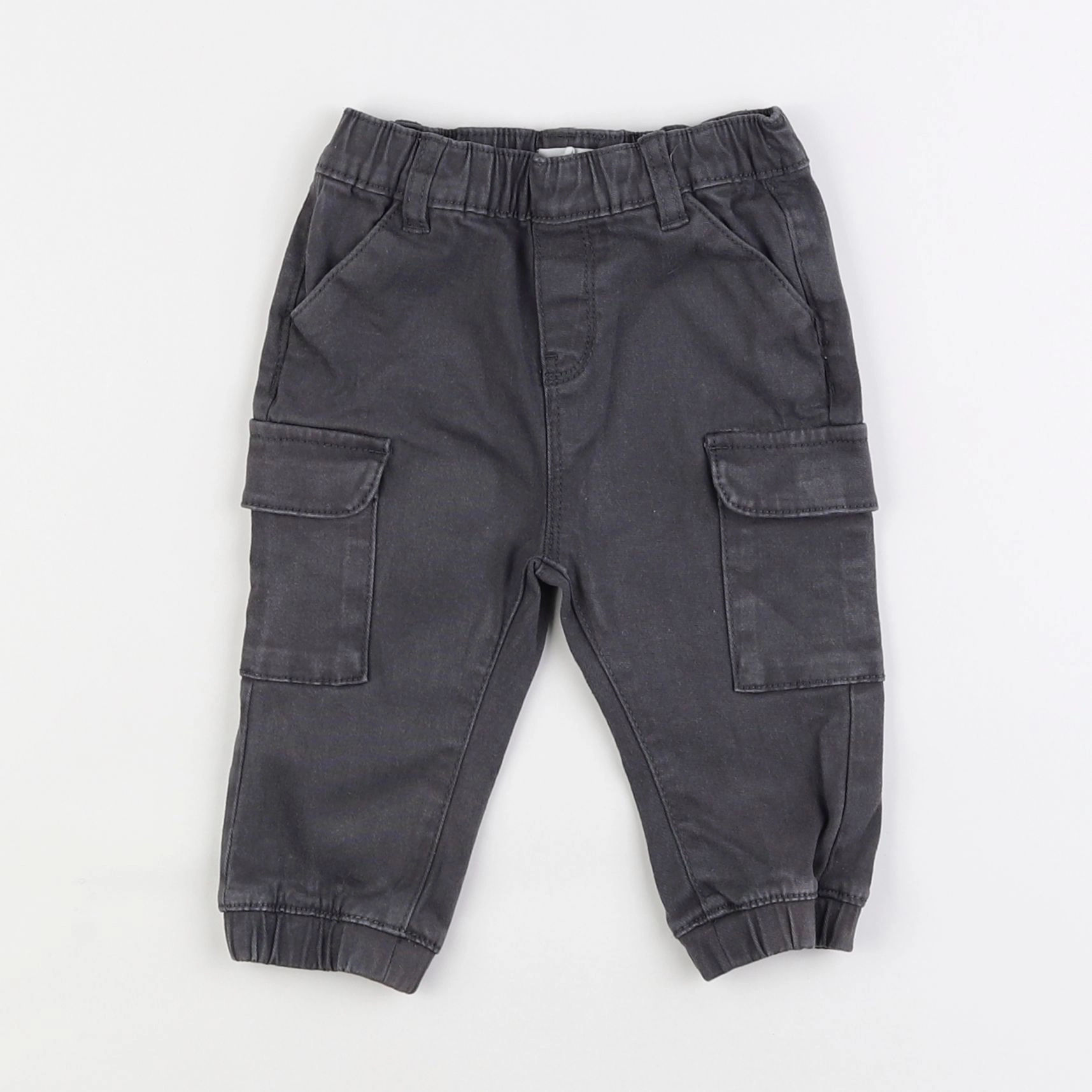 Vertbaudet - pantalon gris - 9 mois