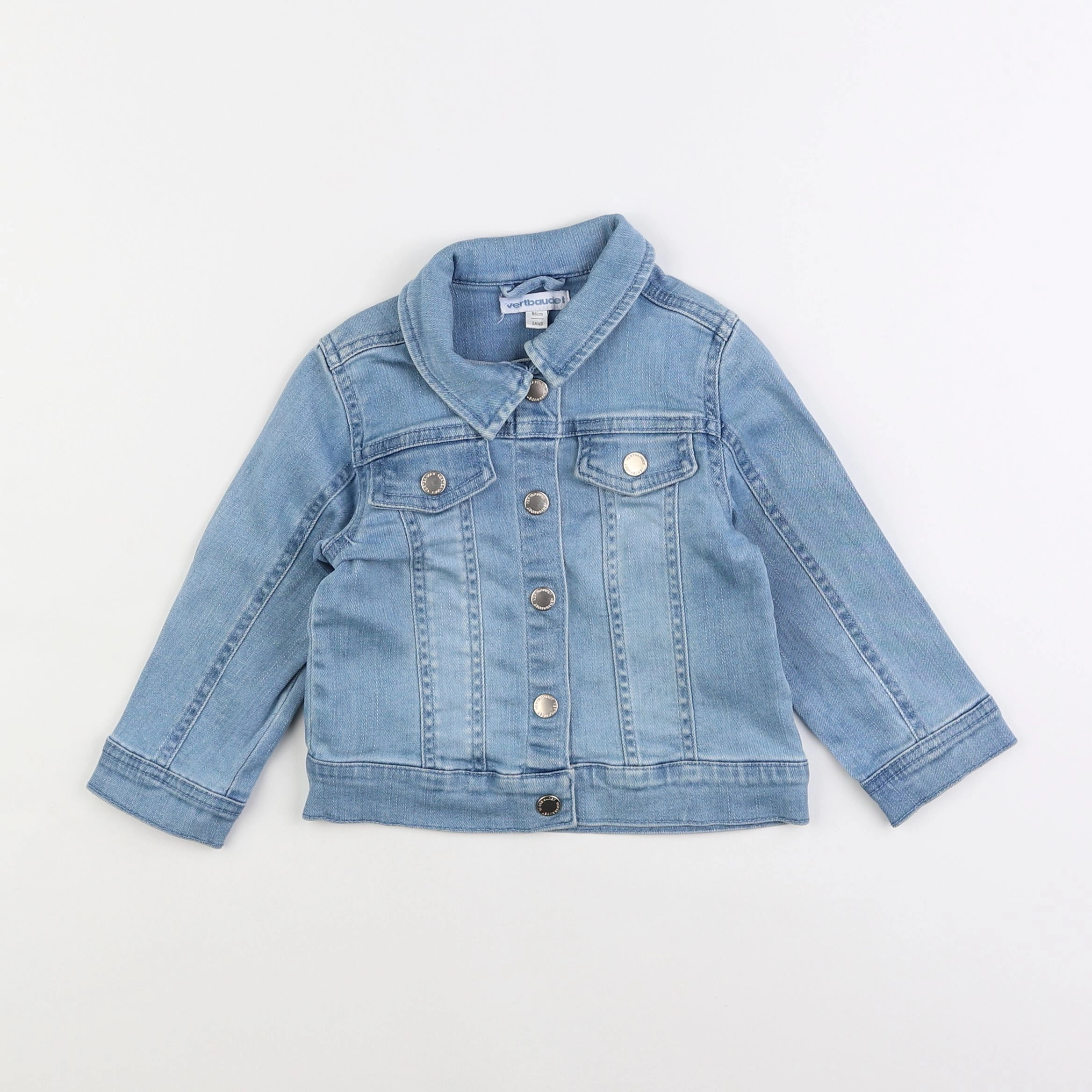 Vertbaudet - veste bleu - 2 ans