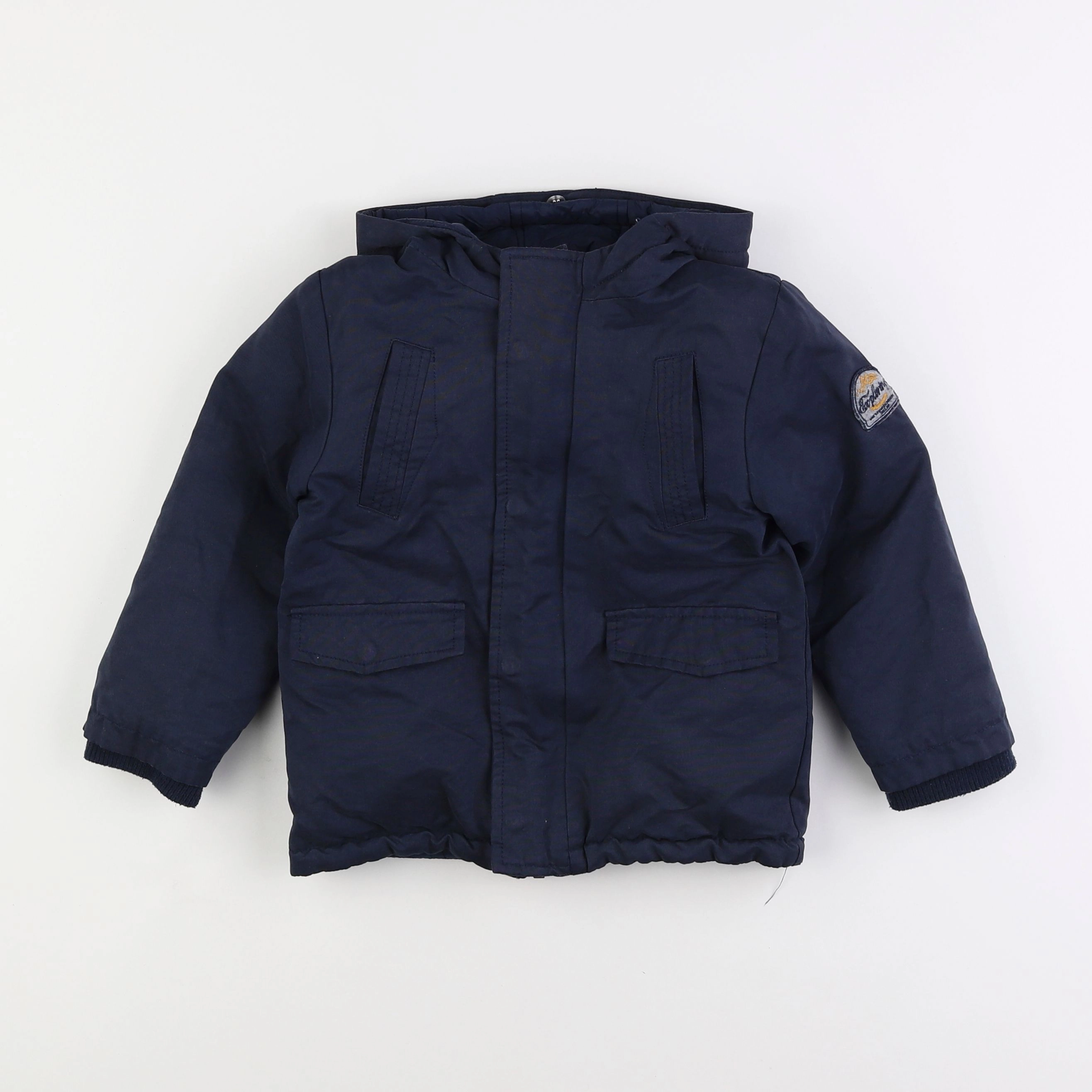 Vertbaudet - parka bleu - 4 ans