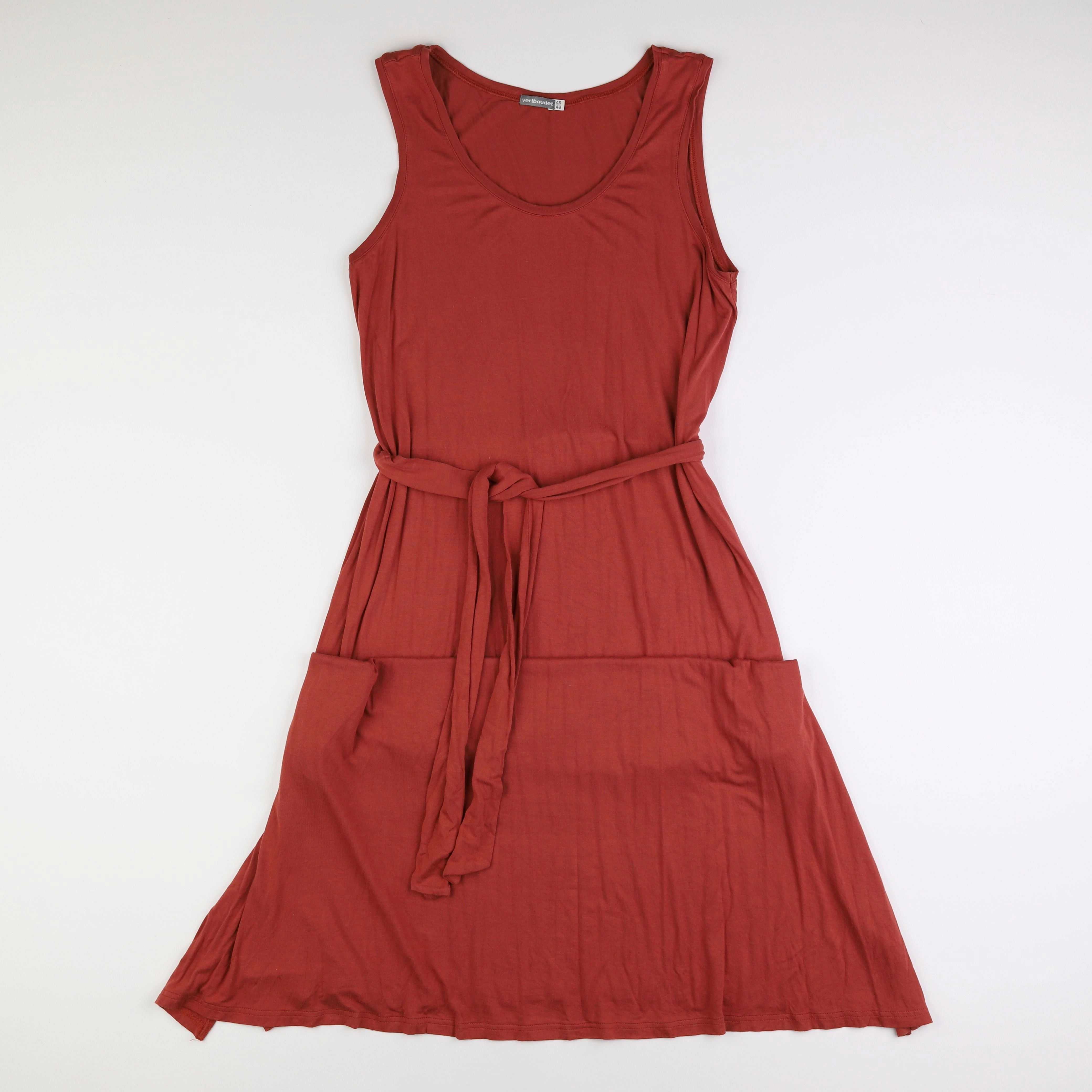 Vertbaudet - robe longue grossesse marron - 46 à 48