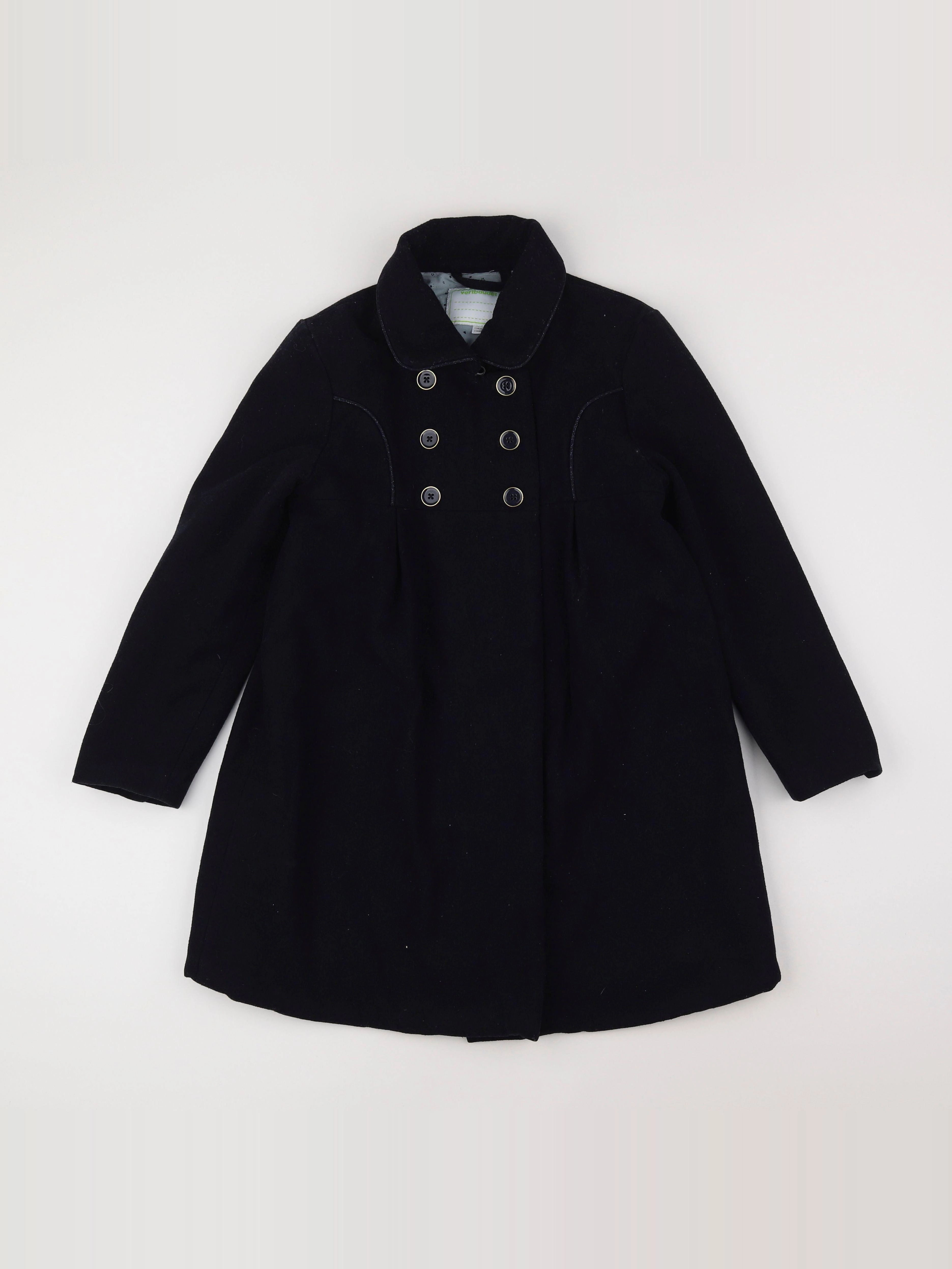 Vertbaudet - manteau bleu - 10 ans