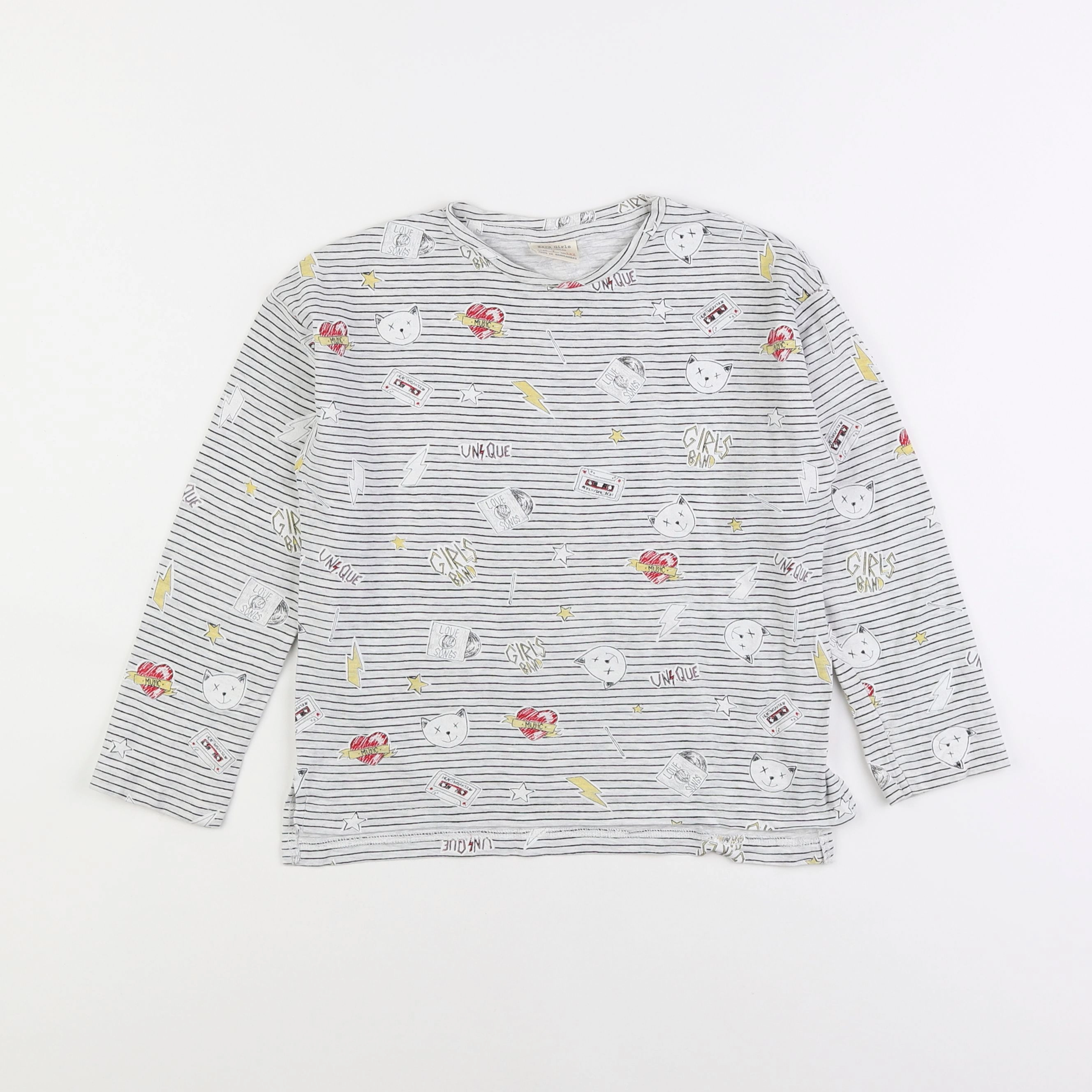 Zara - tee-shirt multicolore - 7 ans