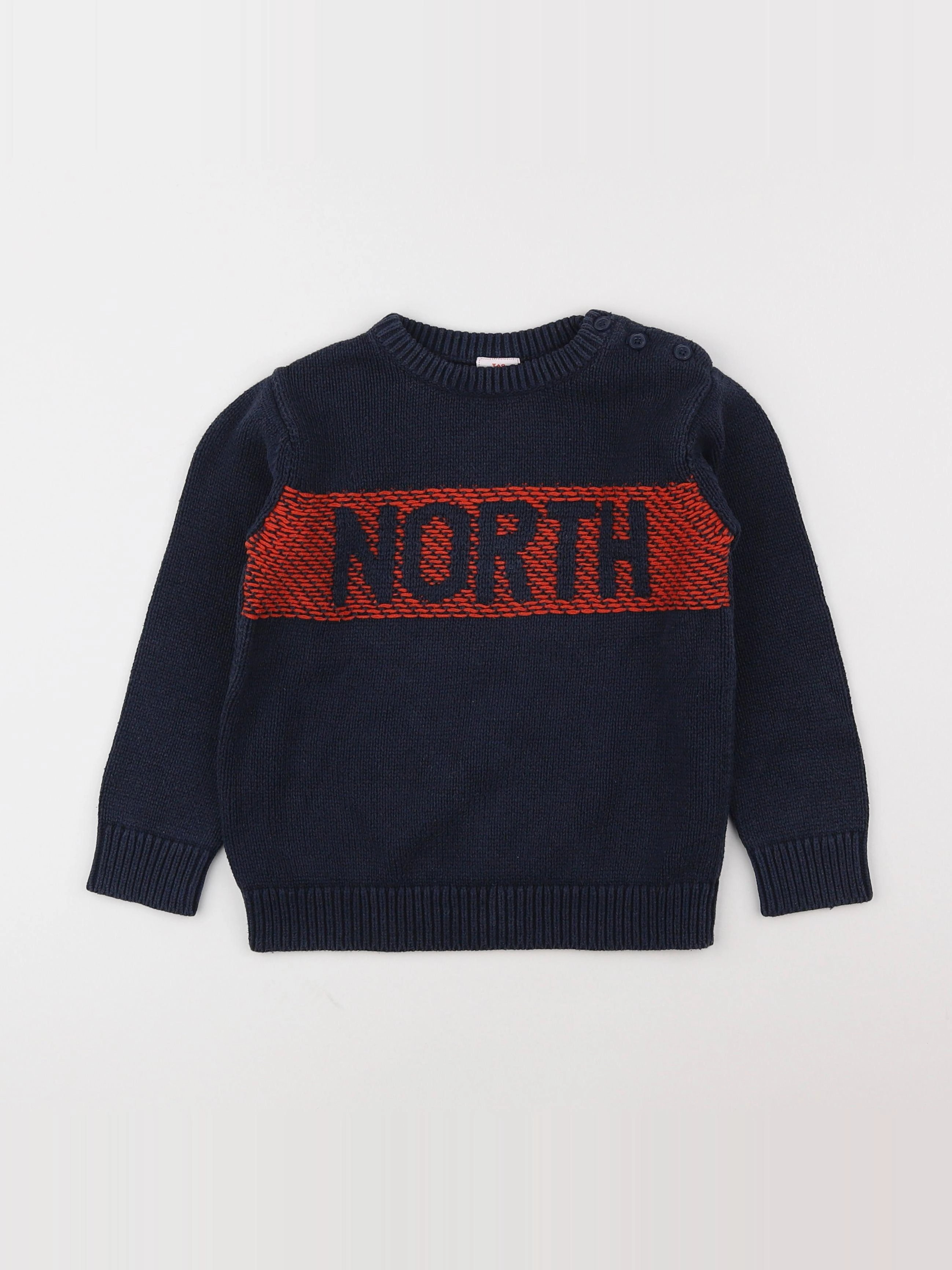 Tape à l'oeil - pull bleu - 6 ans