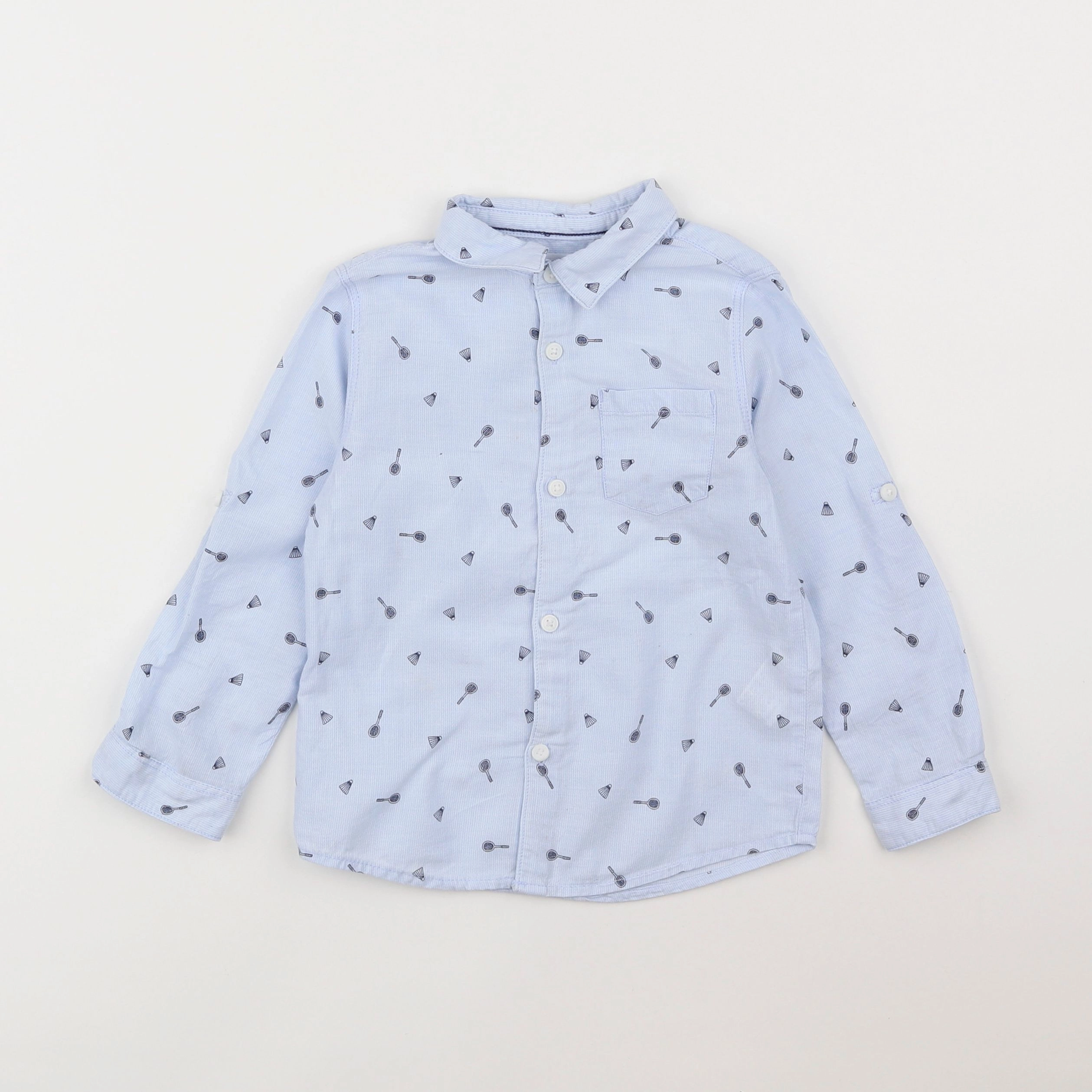 Zara - chemise bleu - 2/3 ans