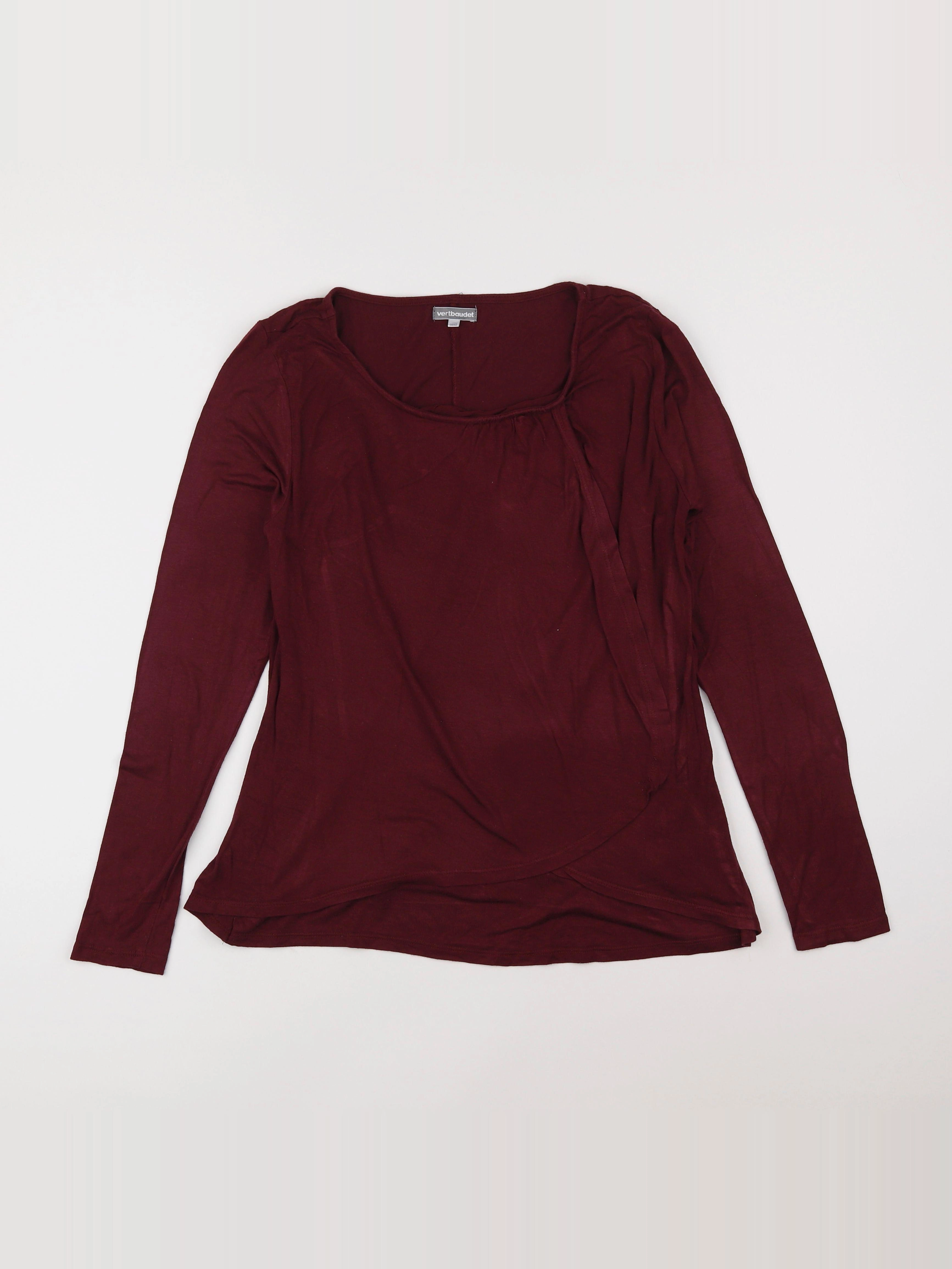Vertbaudet - tee-shirt grossesse rouge - 38 à 40